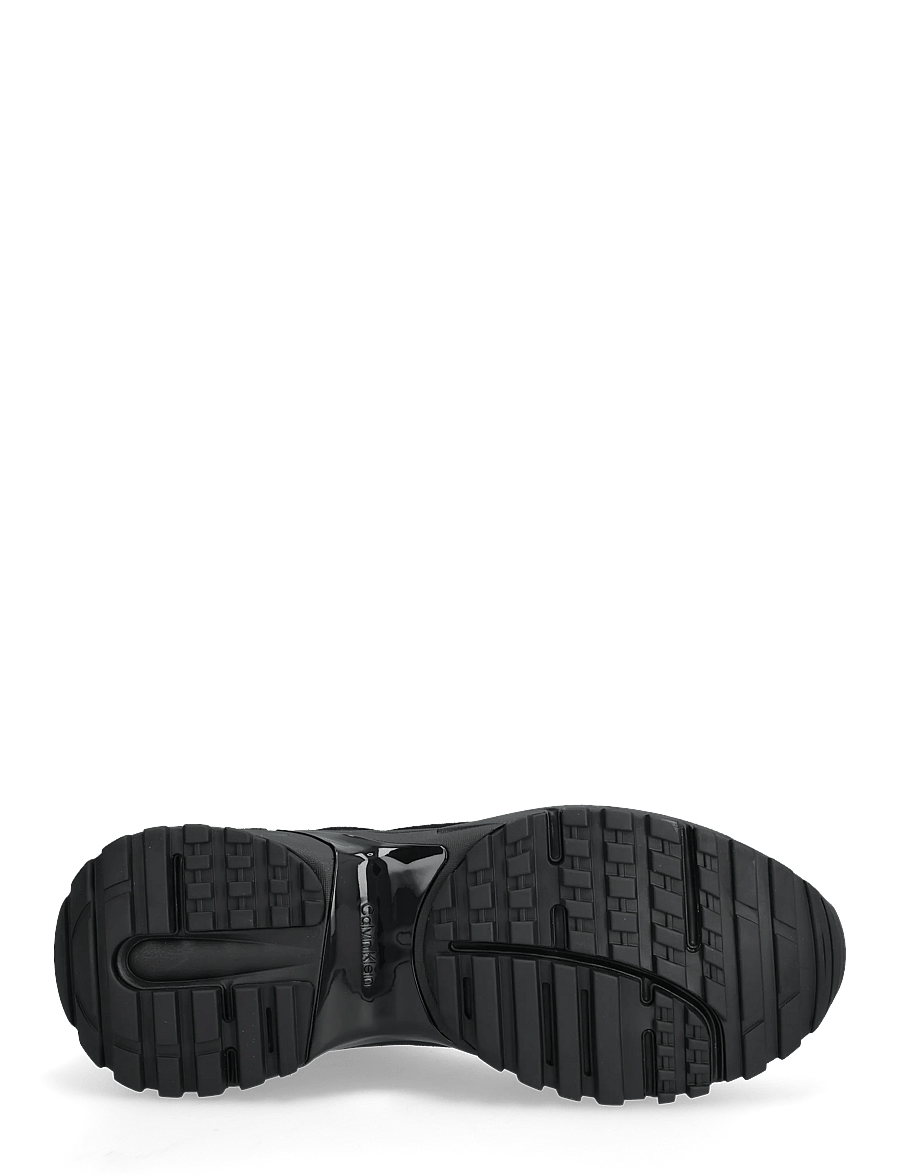 Calvin Klein - HIKE RUNNER MESH MIX - baskets basses - triple black - 4