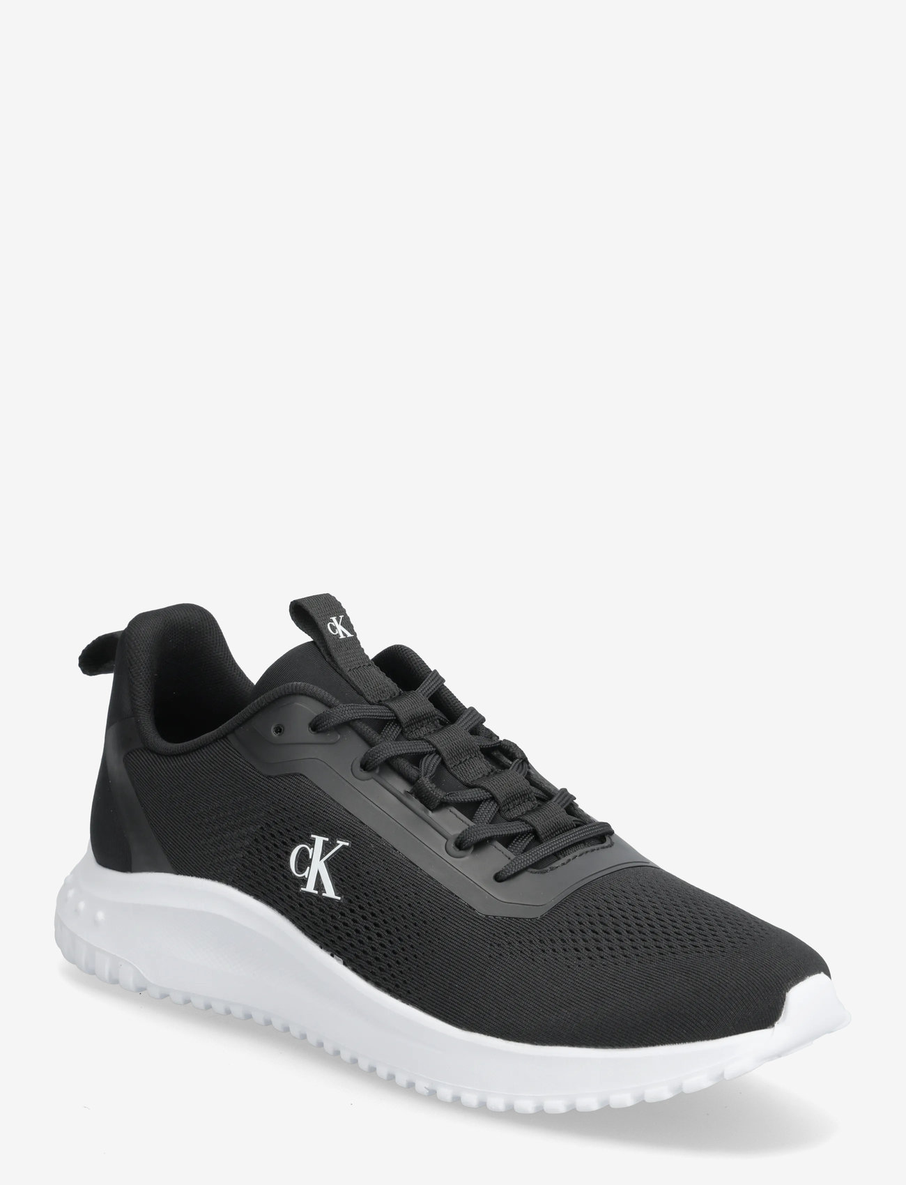 Calvin Klein - EVA RUNNER MIX NY - lave sneakers - black/bright white - 0