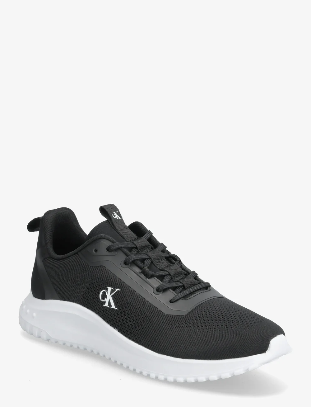 Calvin Klein - EVA RUNNER MIX NY - låga sneakers - black/bright white - 0