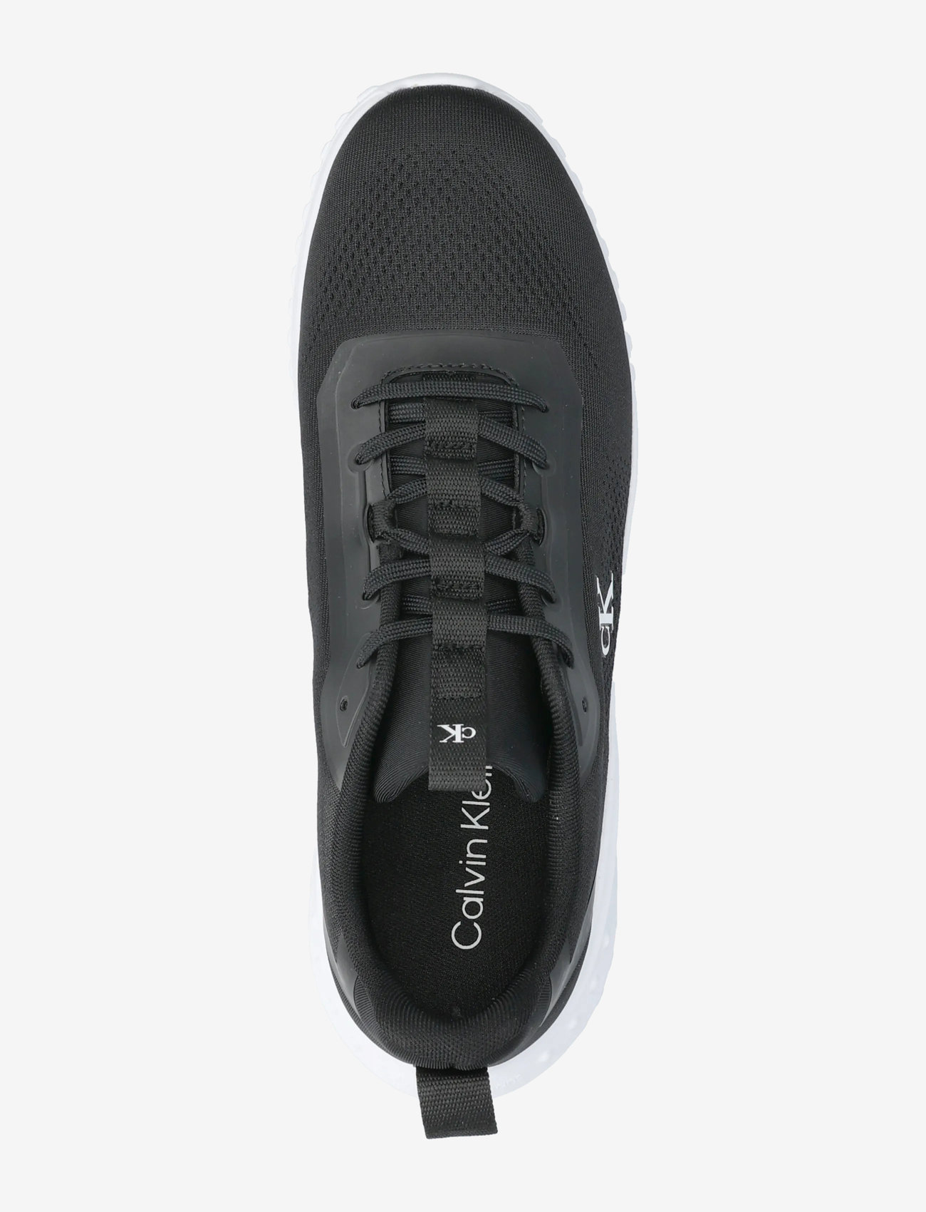 Calvin Klein - EVA RUNNER MIX NY - lave sneakers - black/bright white - 3