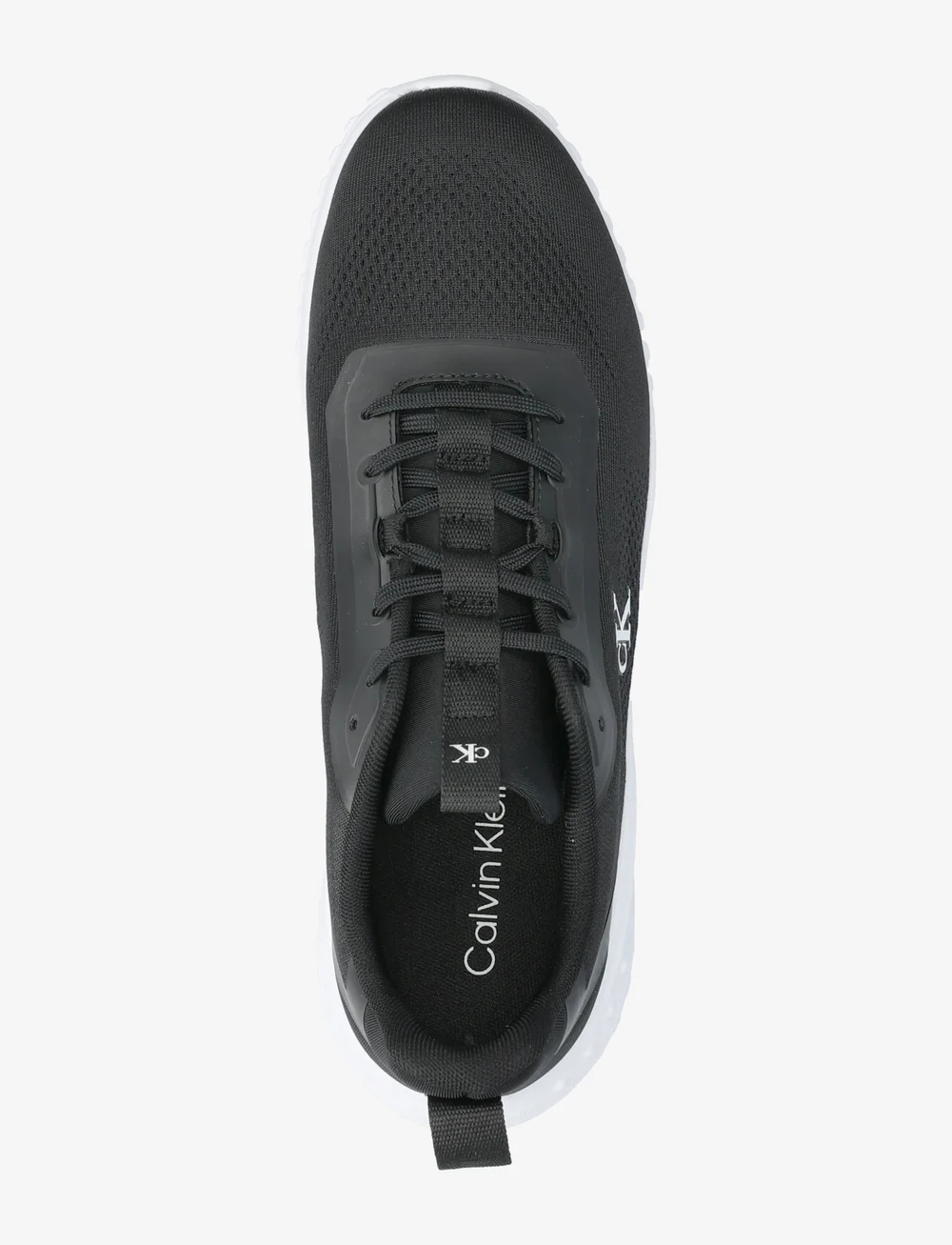 Calvin Klein - EVA RUNNER MIX NY - låga sneakers - black/bright white - 3