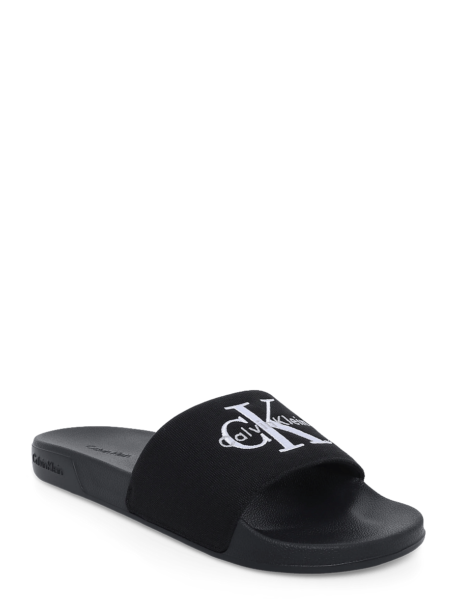 Calvin Klein - ESS SLIDE CV - badeschuhe - triple black - 0
