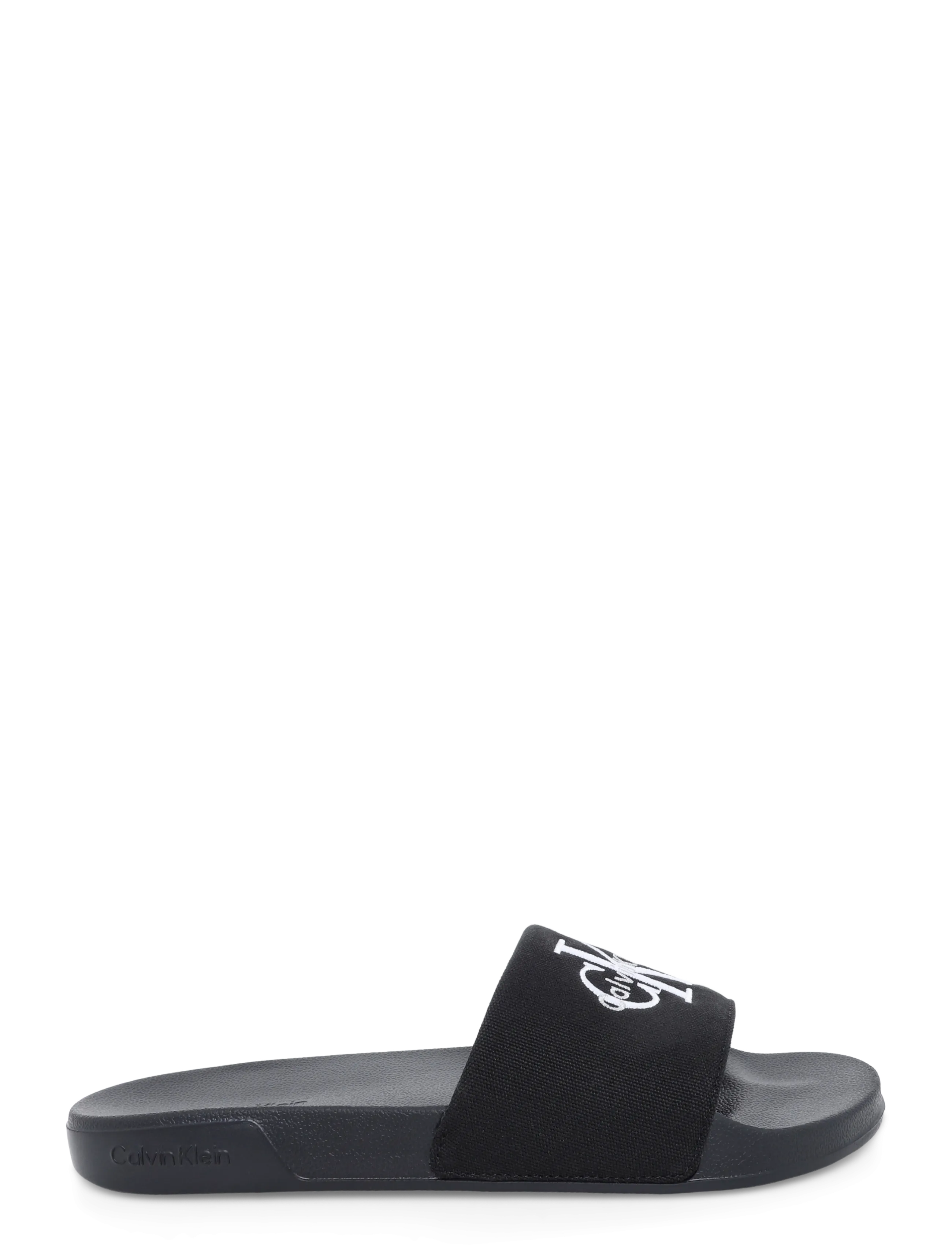 Calvin Klein - ESS SLIDE CV - feriefavoritter - triple black - 2