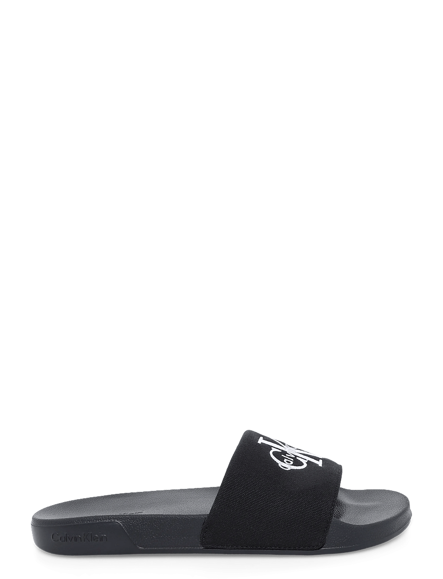 Calvin Klein - ESS SLIDE CV - badeschuhe - triple black - 2