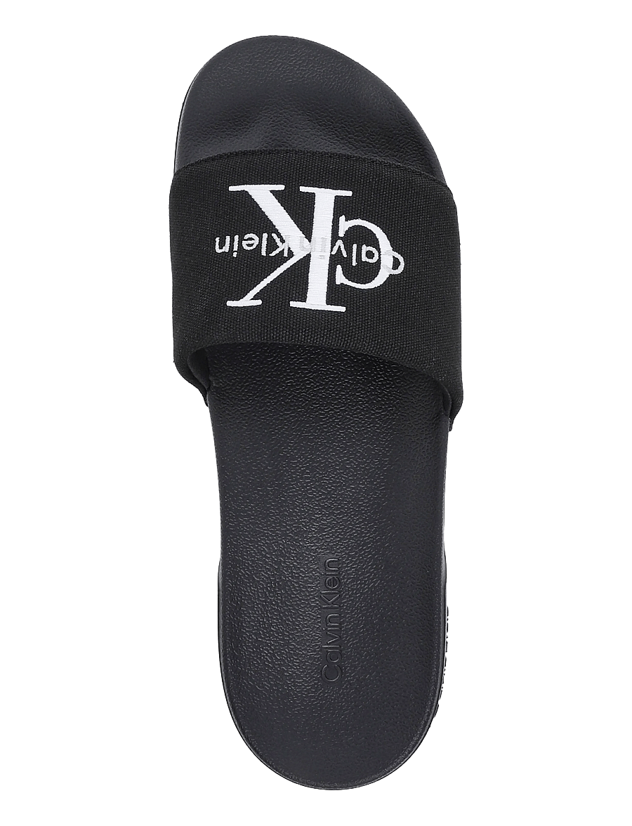 Calvin Klein - ESS SLIDE CV - badeschuhe - triple black - 3