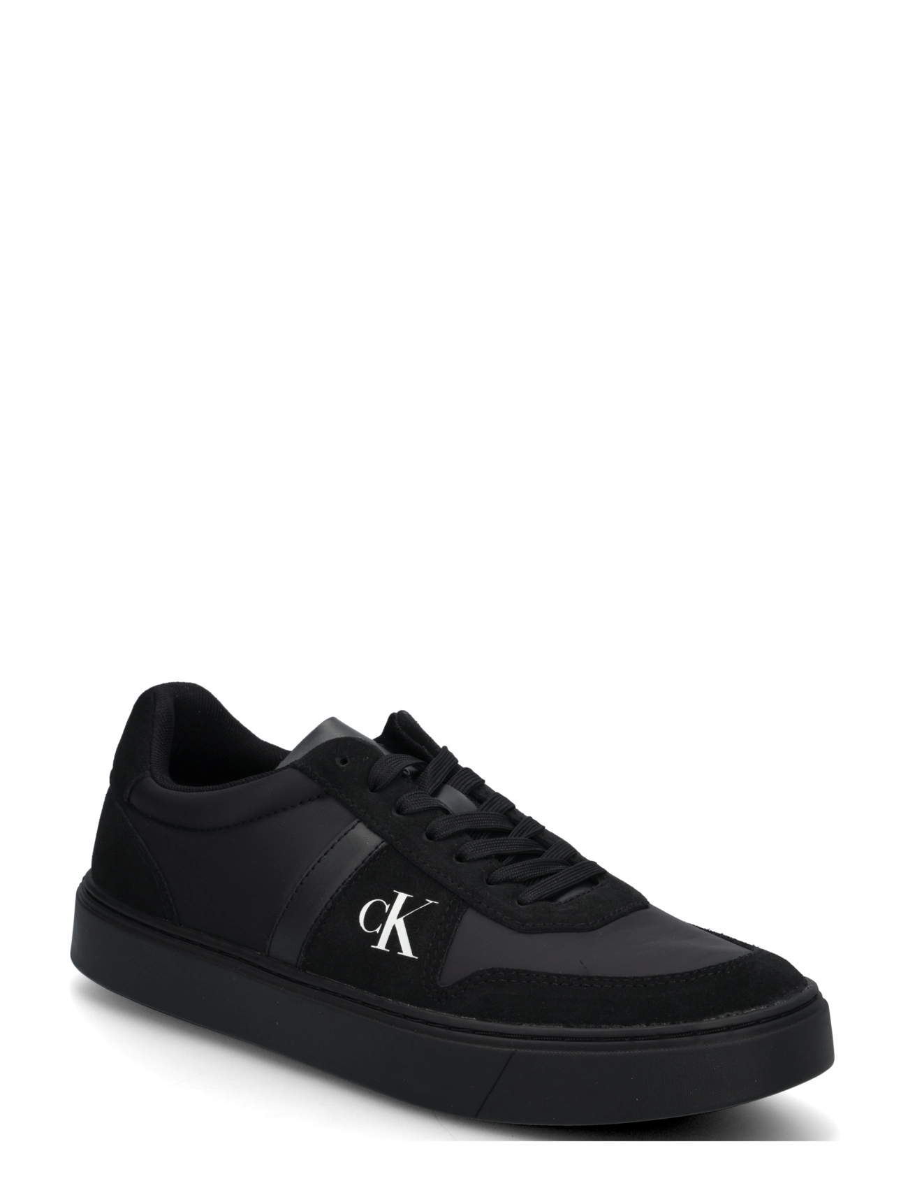 Calvin Klein CLASSIC CUPS LACE MIX EMB TONGUE - Sko - TRIPLE BLACK / black