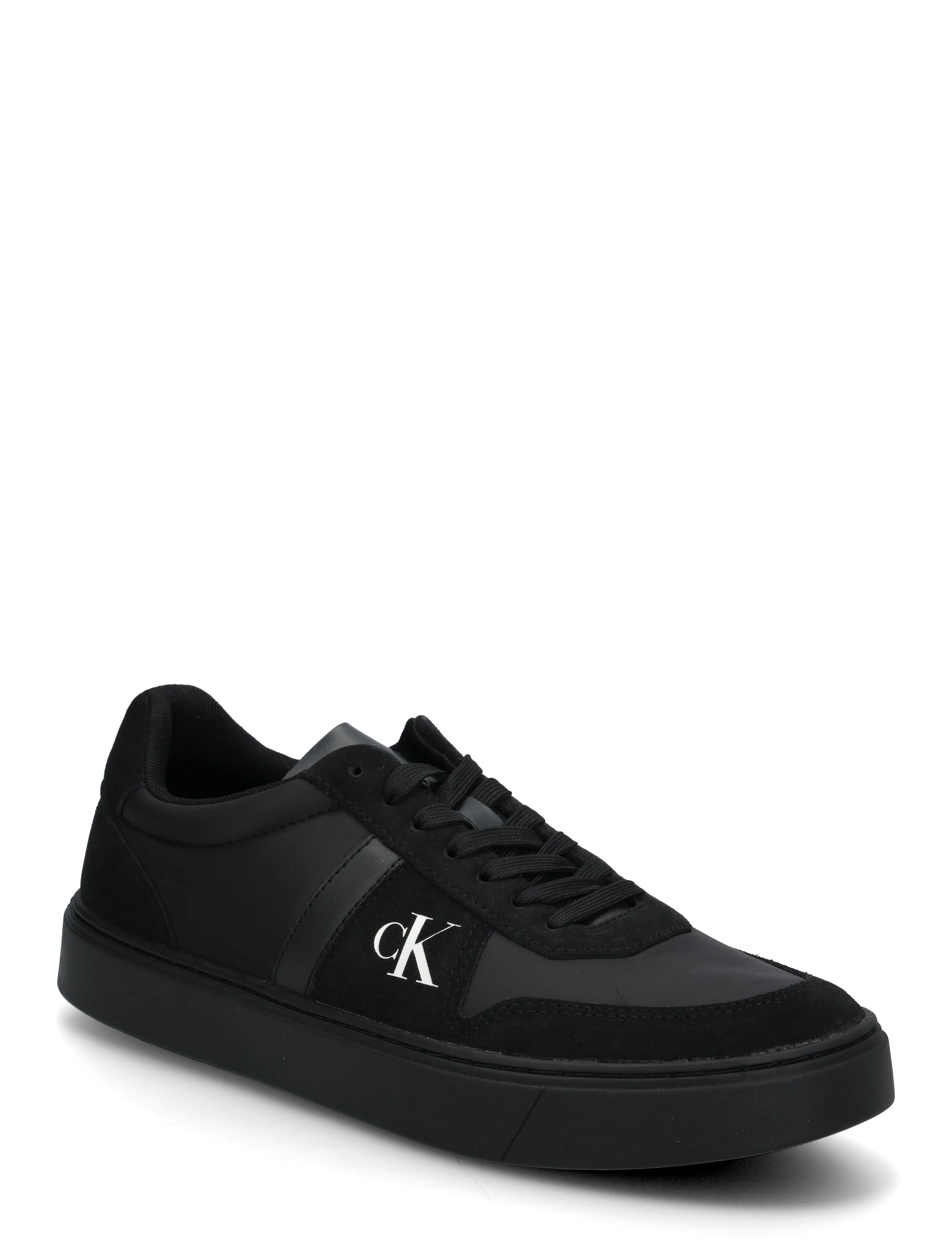Calvin Klein CLASSIC CUPS LACE MIX EMB TONGUE - Shoes - TRIPLE BLACK / black