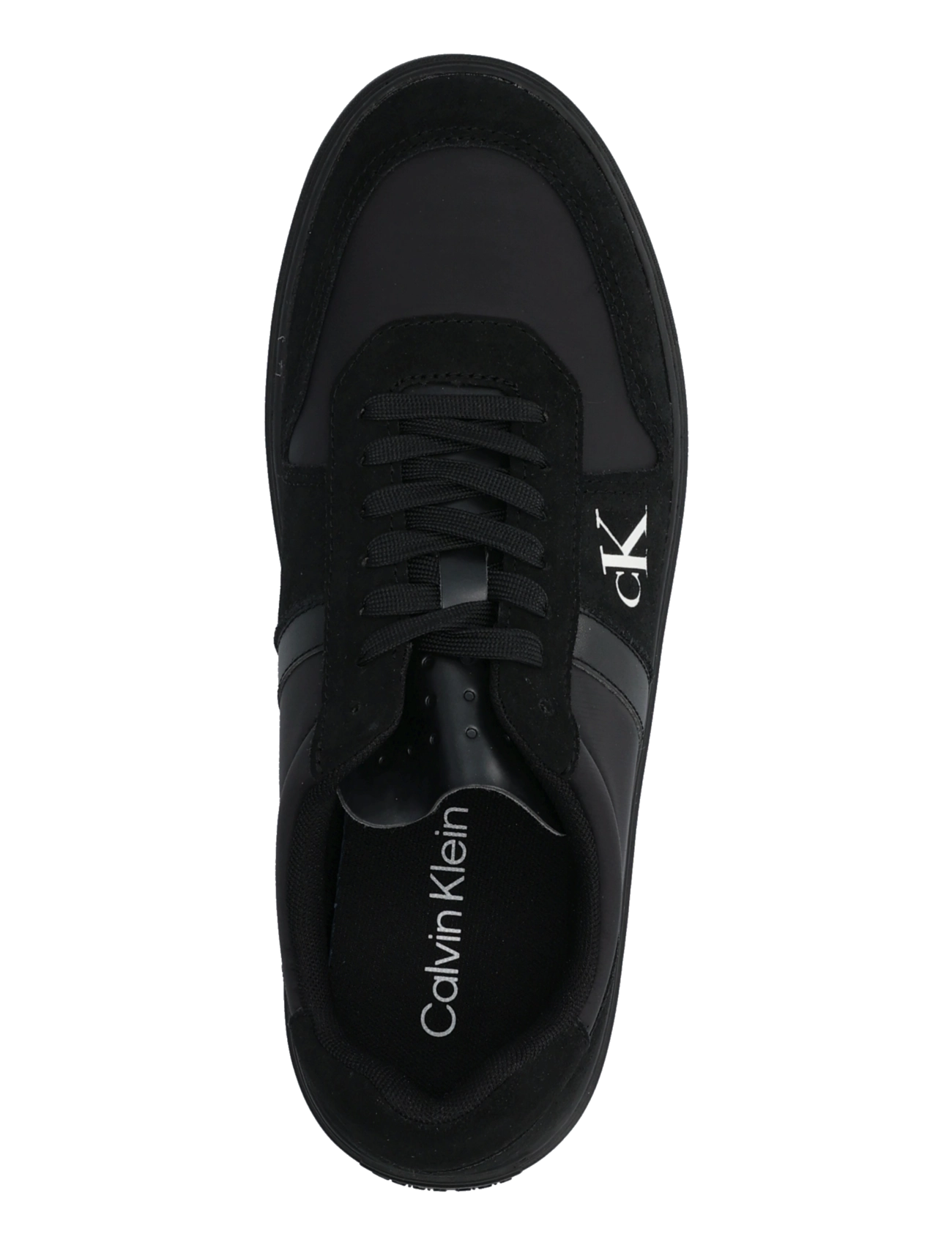 Calvin Klein - CLASSIC CUPS LACE MIX EMB TONGUE - lave sneakers - triple black - 3