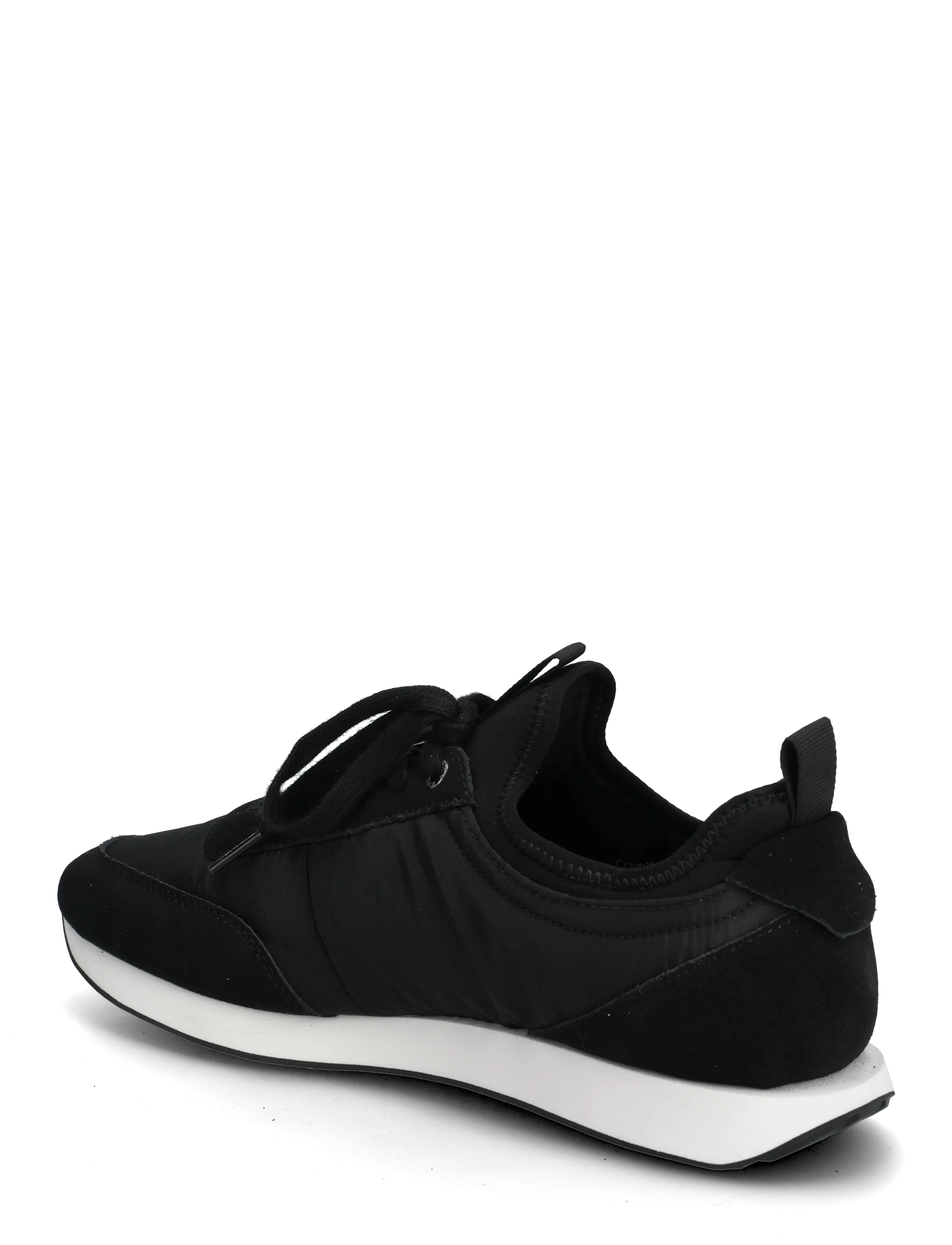 Calvin Klein - RETRO RUNNER SOCK LACEUP MIX MAT - lave sneakers - ck black - 2