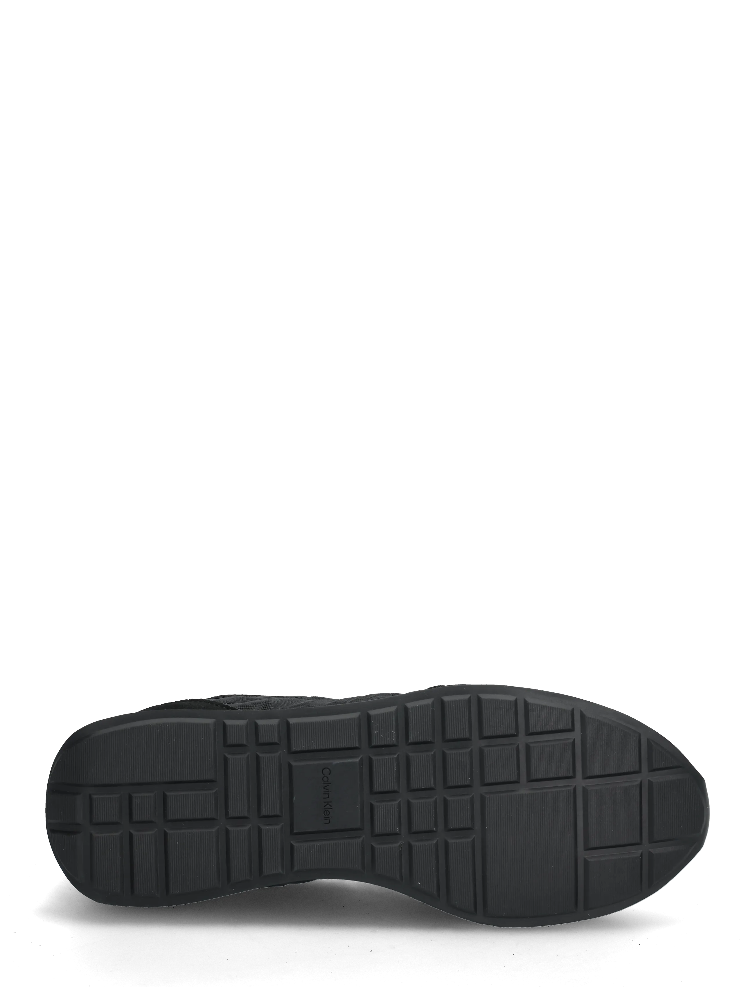 Calvin Klein - RETRO RUNNER SOCK LACEUP MIX MAT - lave sneakers - ck black - 4