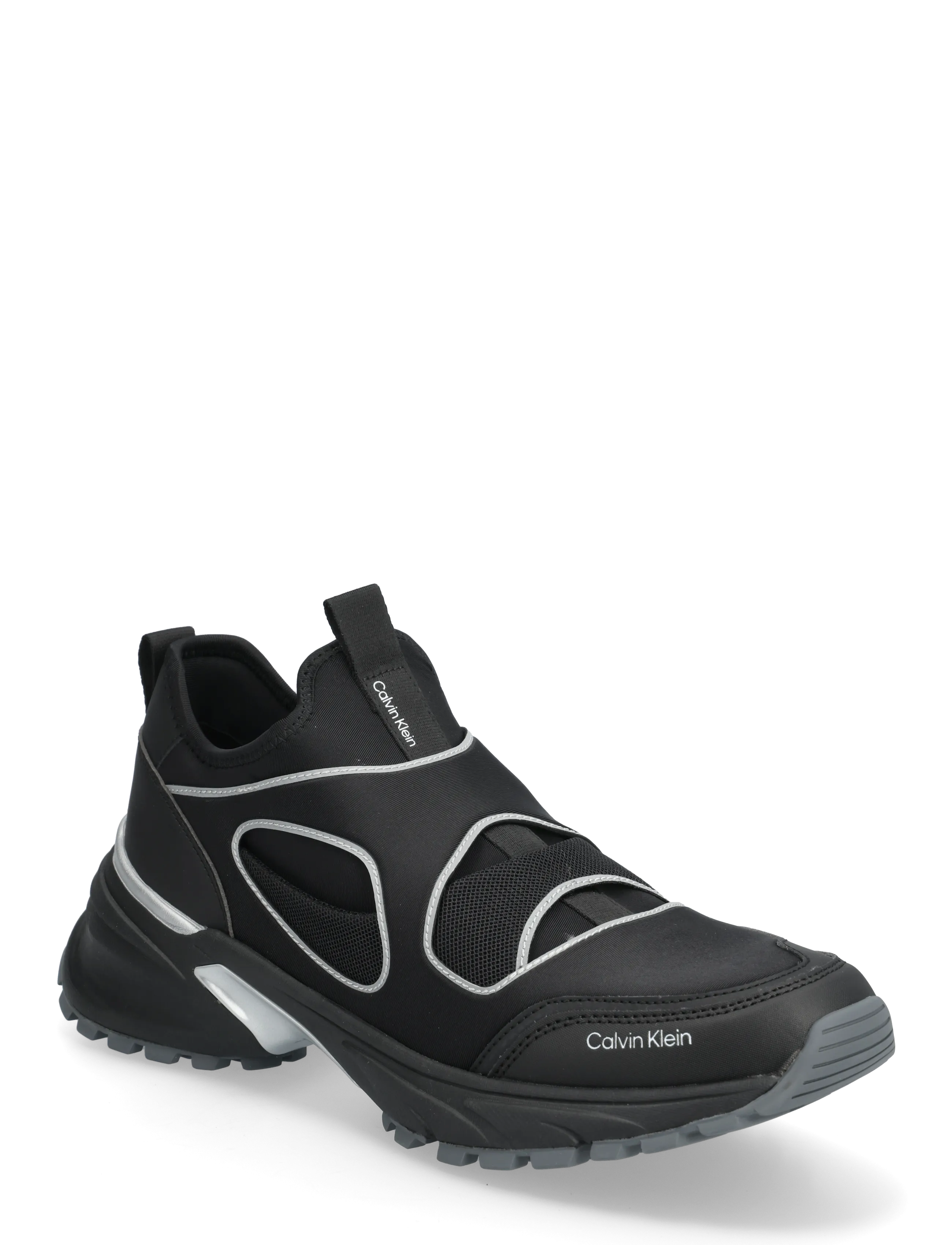 Calvin Klein HIKE RUNNER SOCK MIX - Sko - BLACK BRIGHT WHITE / black