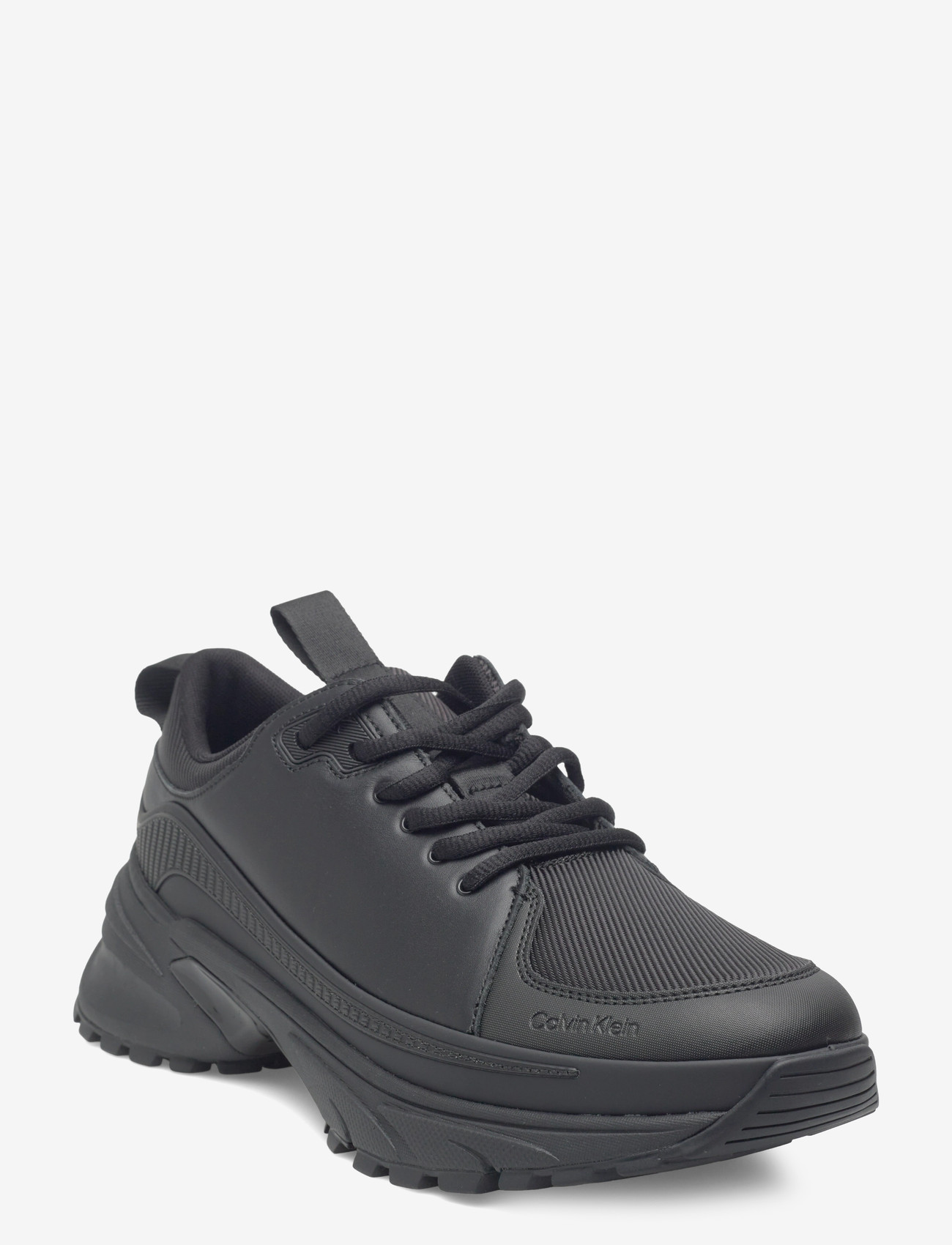 Calvin Klein - HIKE RUNNER LACEUP TECH MIX - vandresko - triple black - 0