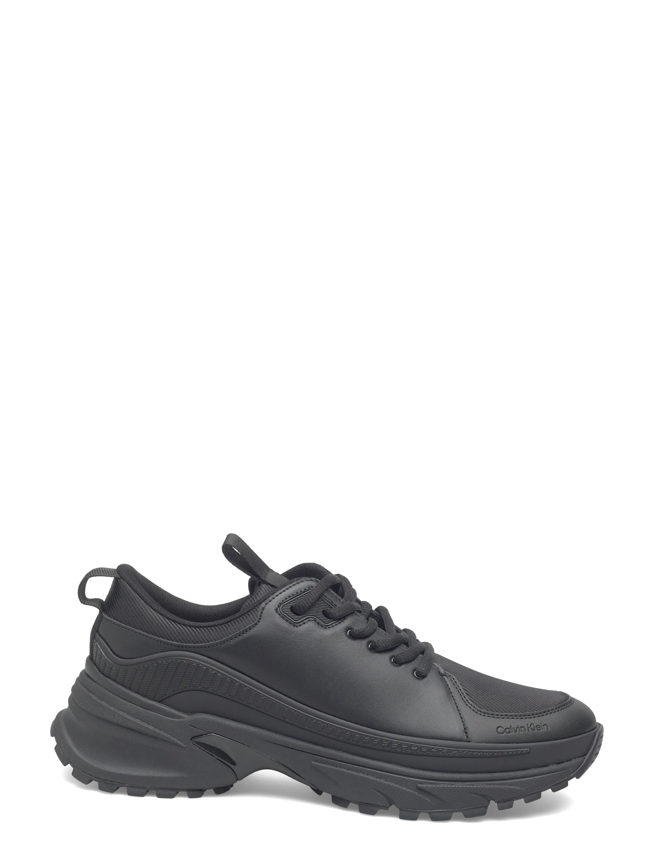 Calvin Klein - HIKE RUNNER LACEUP TECH MIX - gönguskór - triple black - 1