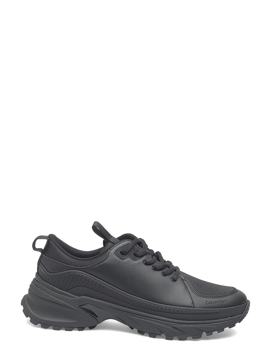 Calvin Klein - HIKE RUNNER LACEUP TECH MIX - matka- ja kõndimisjalatsid - triple black - 1