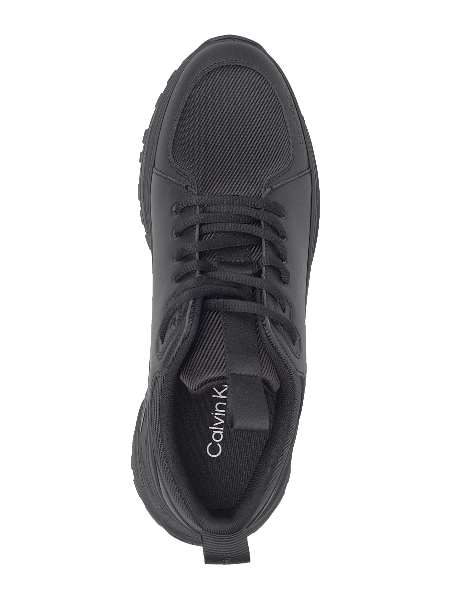 Calvin Klein - HIKE RUNNER LACEUP TECH MIX - matka- ja kõndimisjalatsid - triple black - 3