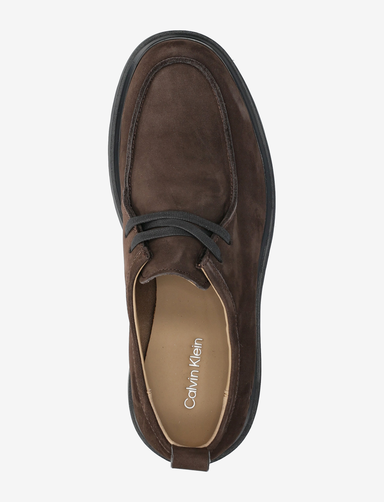 Calvin Klein - COMBAT APRON LACEUP NU - chukka boots - dark brown - 3