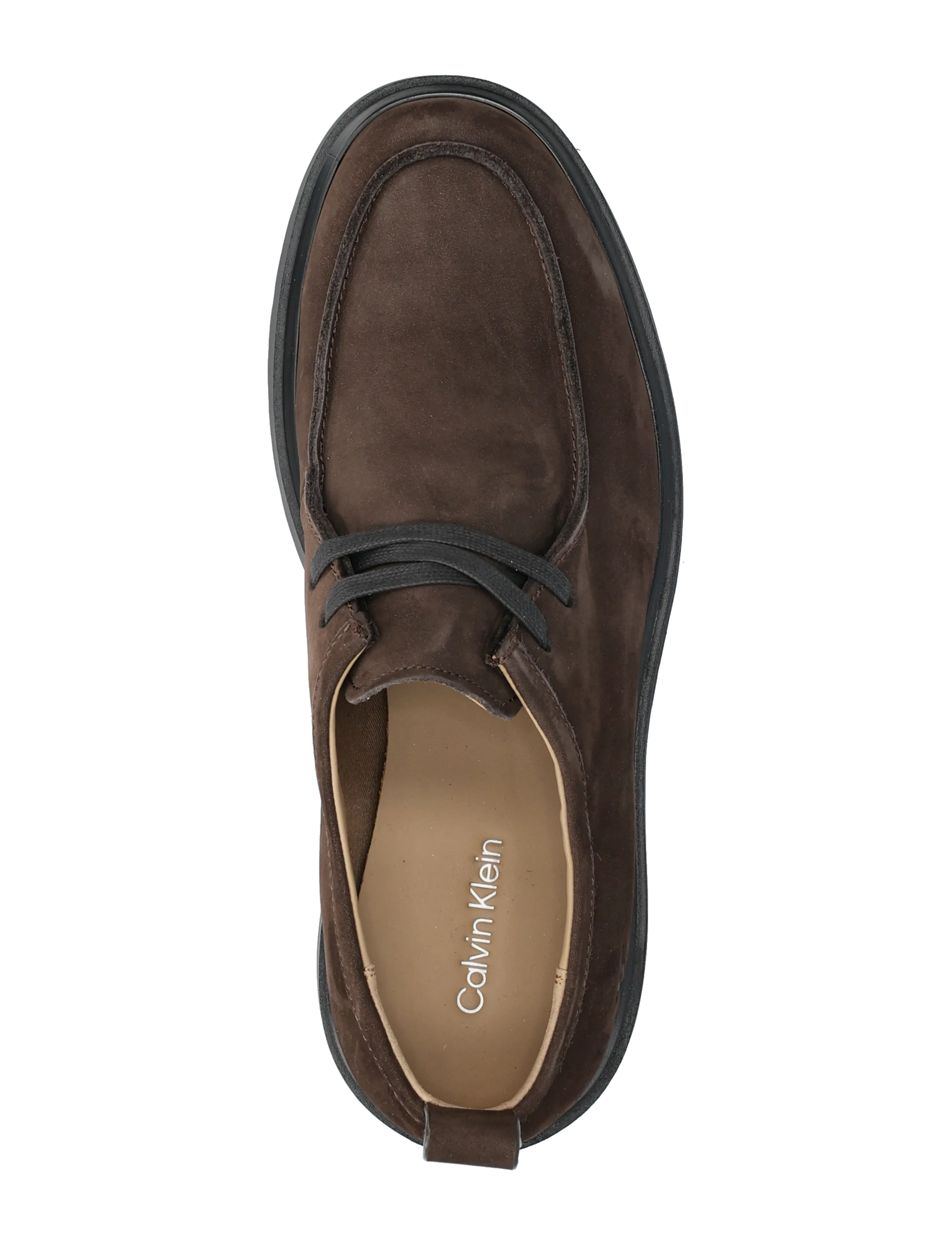 Calvin Klein - COMBAT APRON LACEUP NU - chukka boots - dark brown - 3