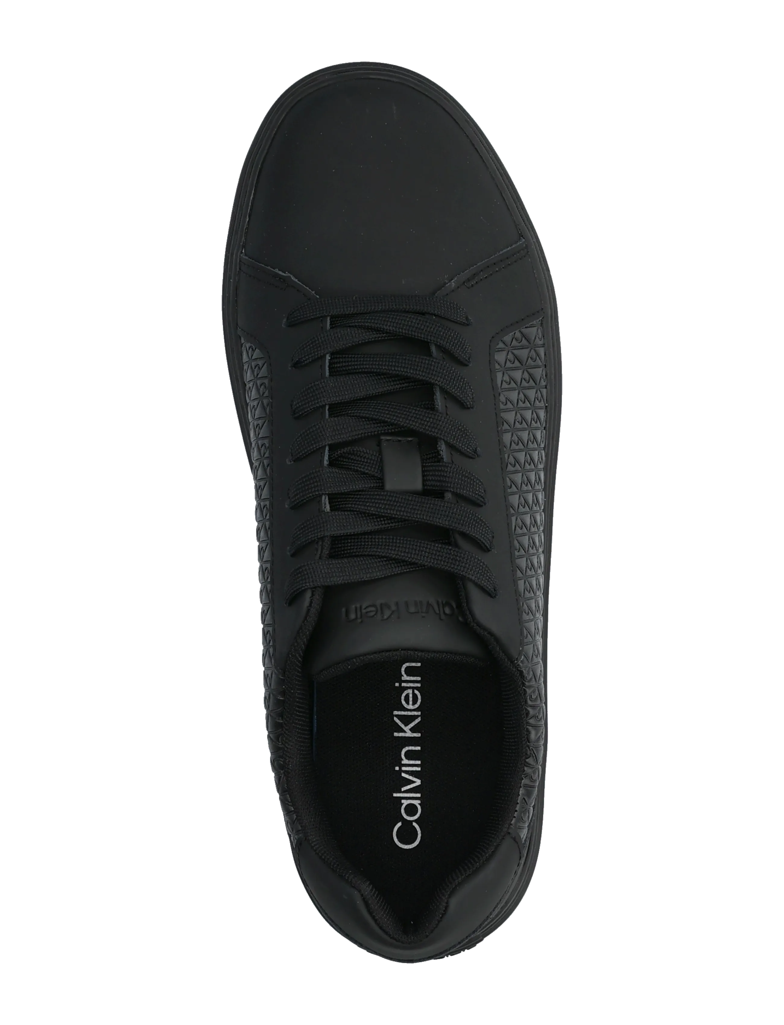 Calvin Klein - CLASSIC CUPSOLE LACEUP AOP - sneakers - triple black - 3