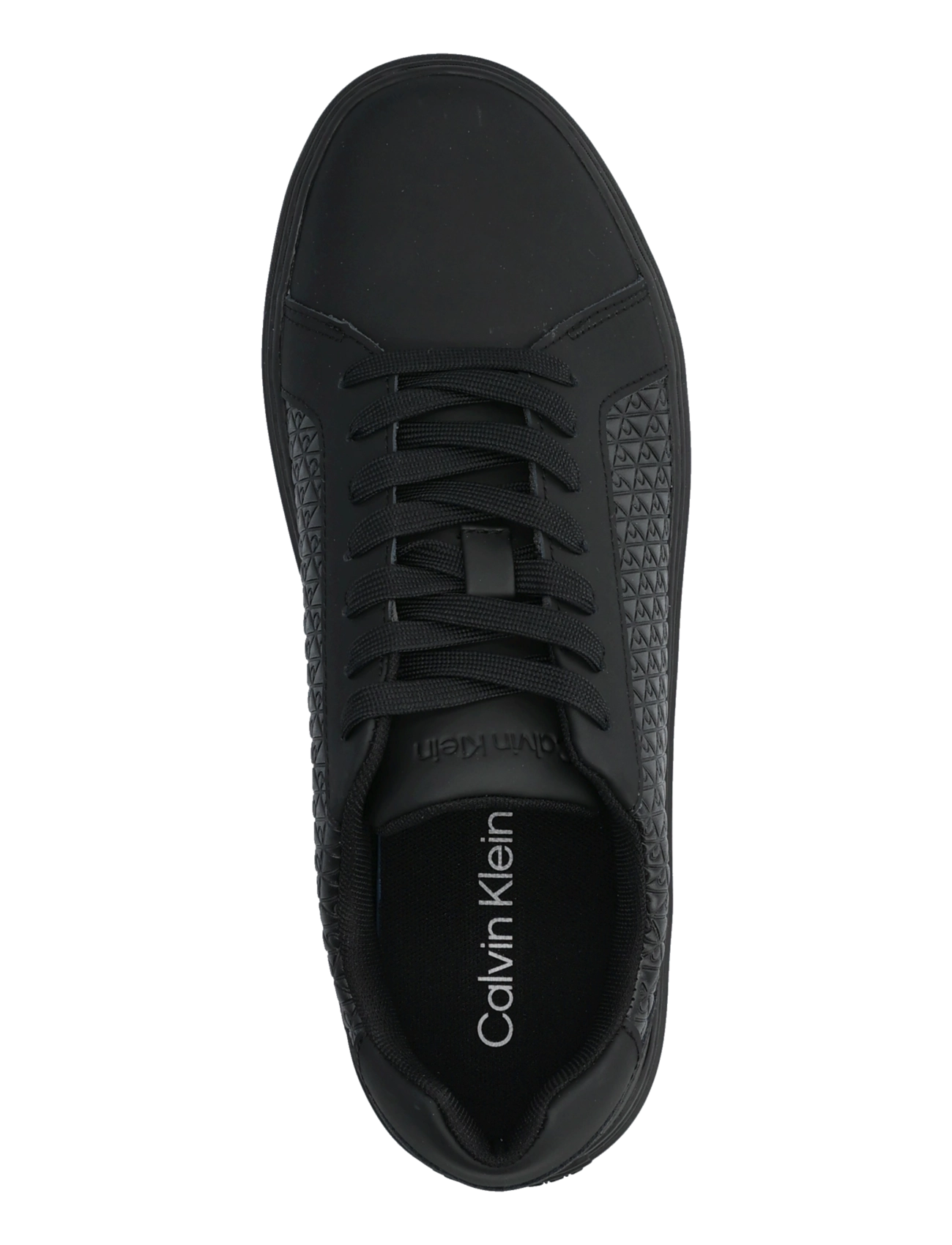 Calvin Klein - CLASSIC CUPSOLE LACEUP AOP - low-top sneaker - triple black - 3
