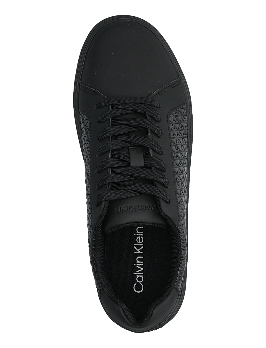 Calvin Klein - CLASSIC CUPSOLE LACEUP AOP - low-top sneaker - triple black - 3