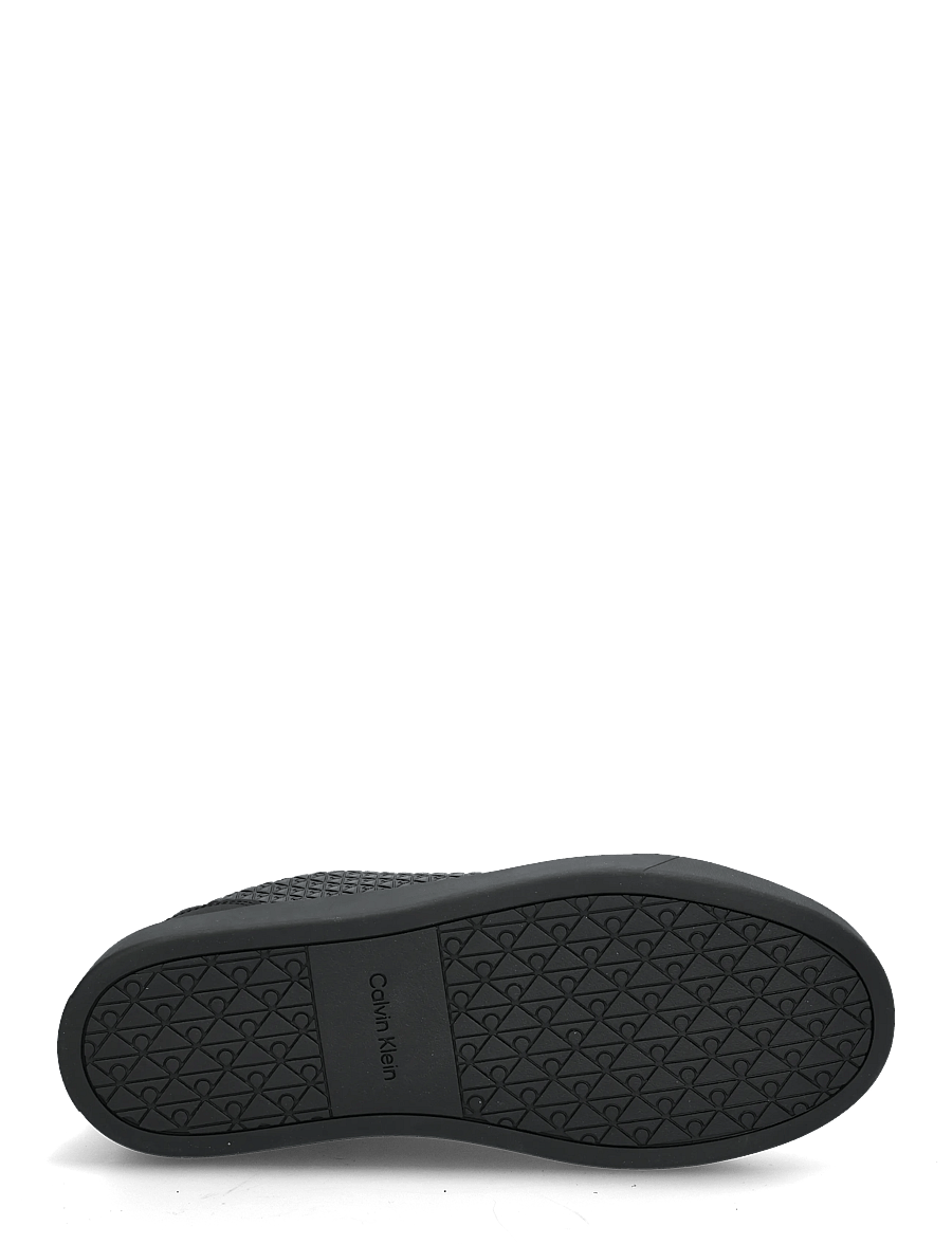 Calvin Klein - CLASSIC CUPSOLE LACEUP AOP - sneakers - triple black - 4
