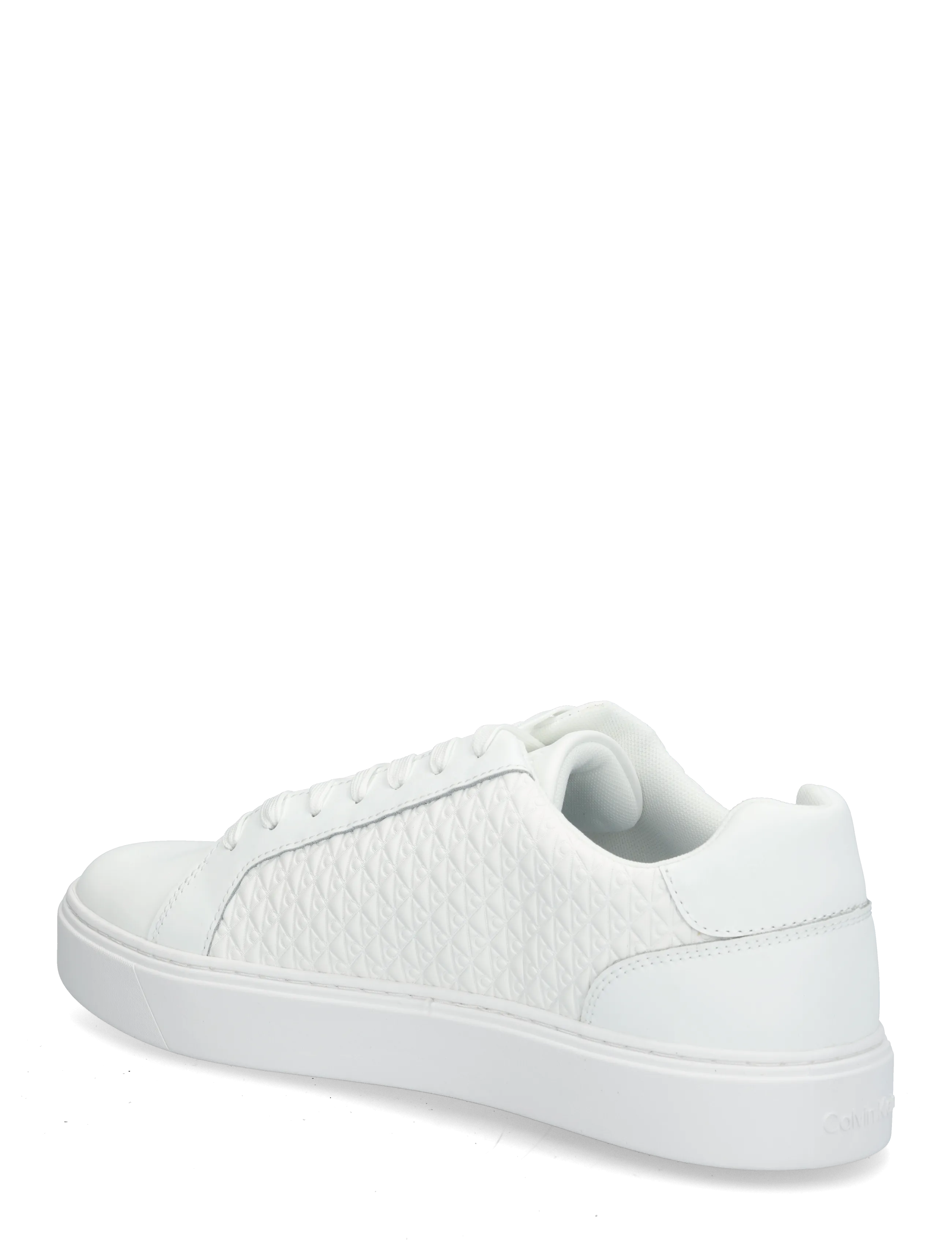 Calvin Klein - CLASSIC CUPSOLE LACEUP AOP - sneakers - triple bright white - 1
