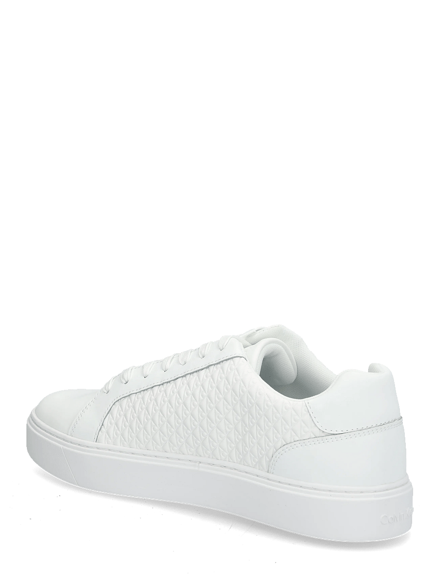 Calvin Klein - CLASSIC CUPSOLE LACEUP AOP - sneakers - triple bright white - 1