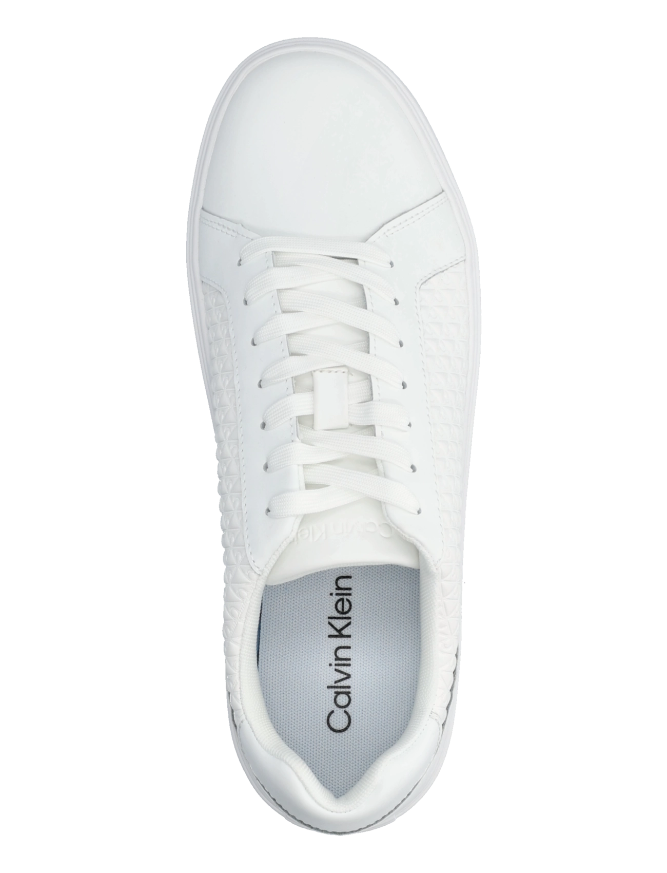 Calvin Klein - CLASSIC CUPSOLE LACEUP AOP - low-top sneaker - triple bright white - 3