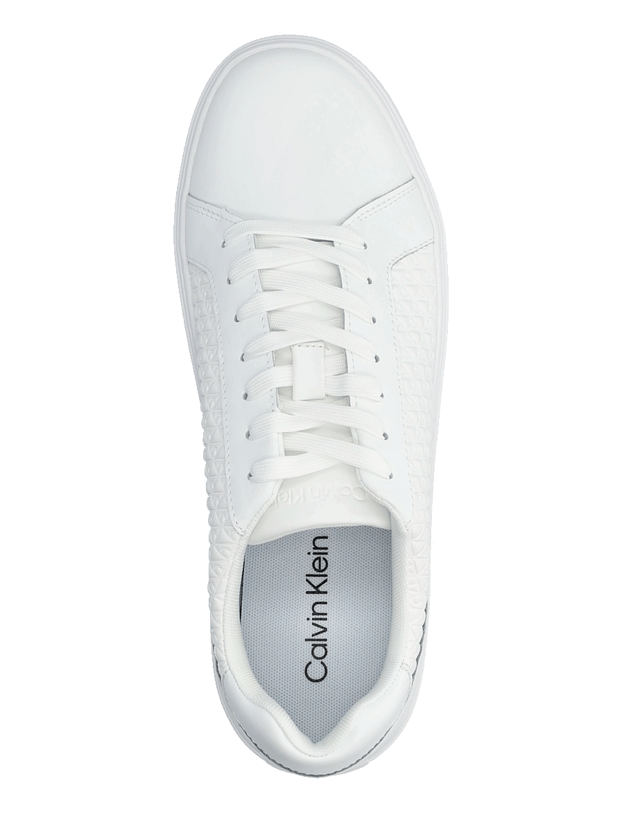 Calvin Klein - CLASSIC CUPSOLE LACEUP AOP - low-top sneaker - triple bright white - 3