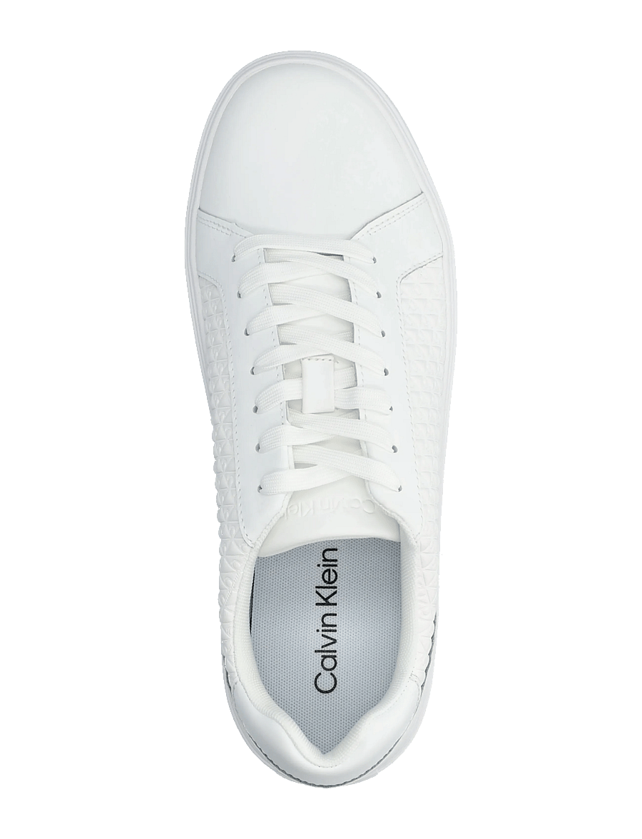 Calvin Klein - CLASSIC CUPSOLE LACEUP AOP - sneakers - triple bright white - 3