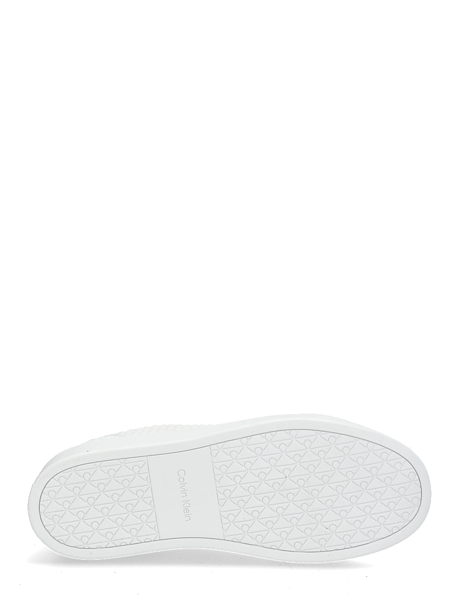 Calvin Klein - CLASSIC CUPSOLE LACEUP AOP - sneakers - triple bright white - 4