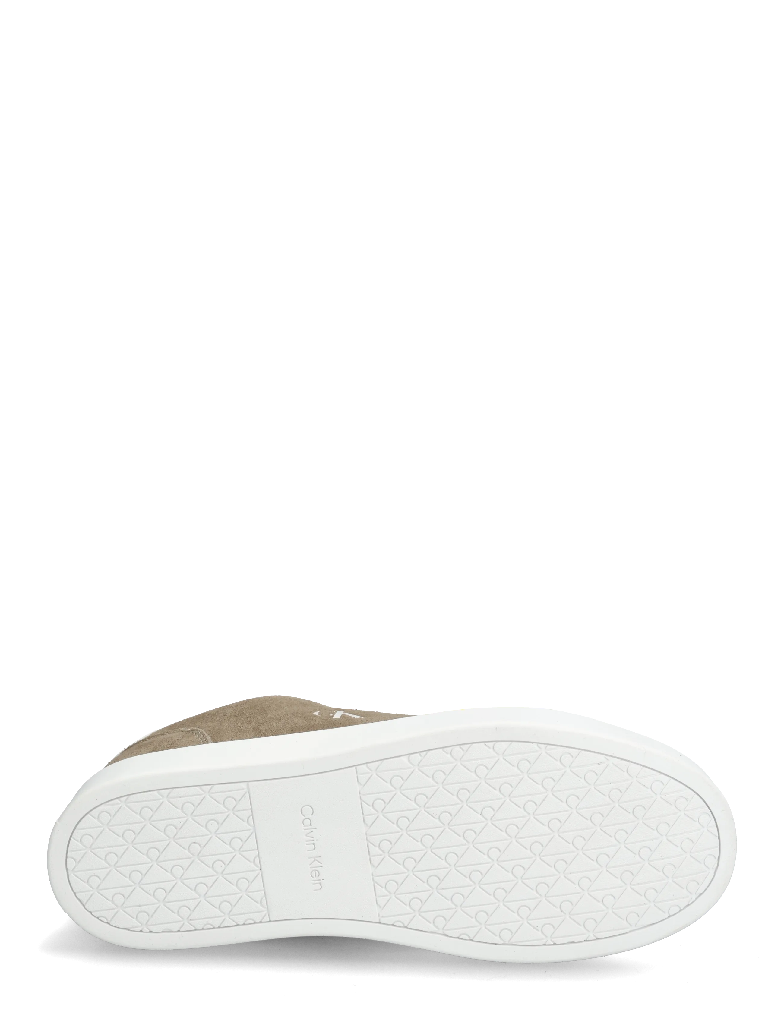 Calvin Klein - CLASSIC CUPSOLE LACEUP SU - lave sneakers - desert taupe bright white - 4