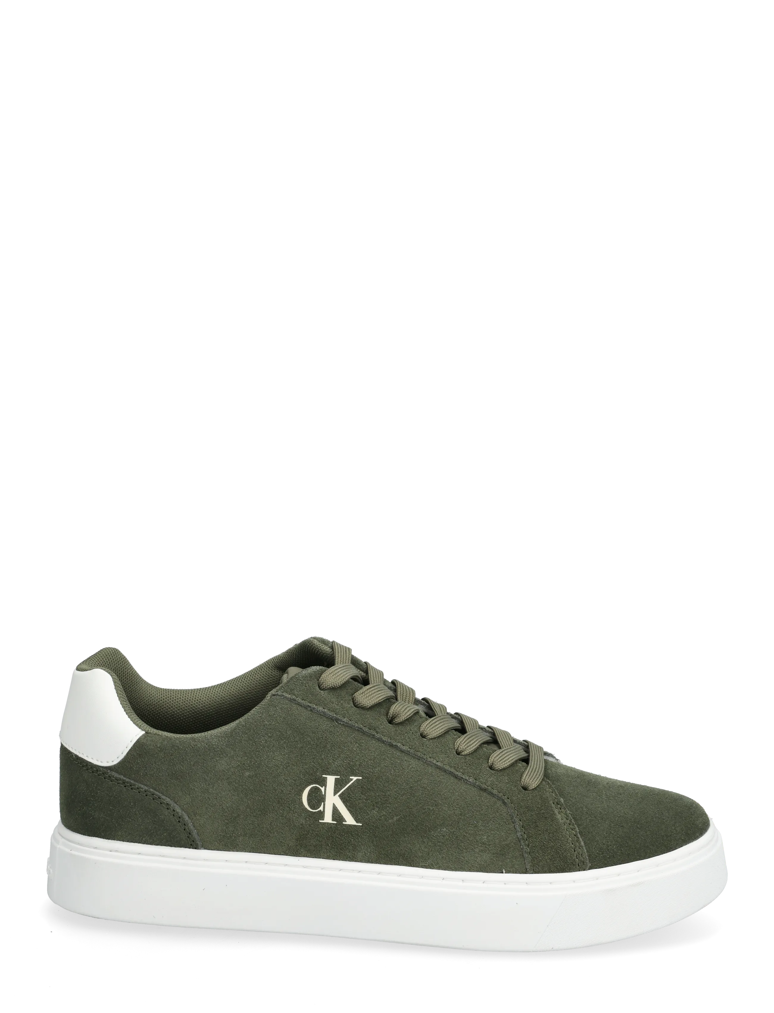 Calvin Klein - CLASSIC CUPSOLE LACEUP SU - lave sneakers - deep lichen green bright white - 1