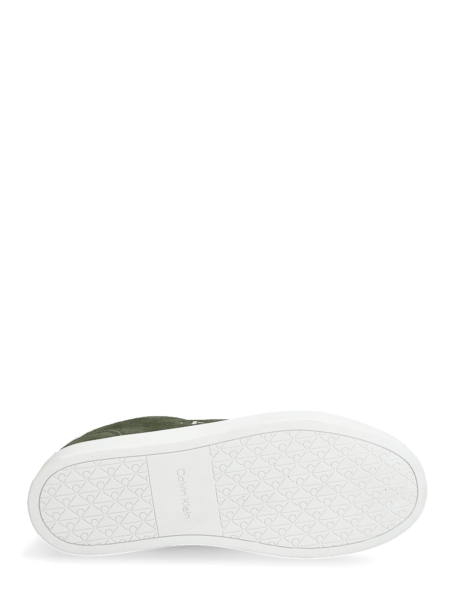 Calvin Klein - CLASSIC CUPSOLE LACEUP SU - low-top sneaker - deep lichen green bright white - 4