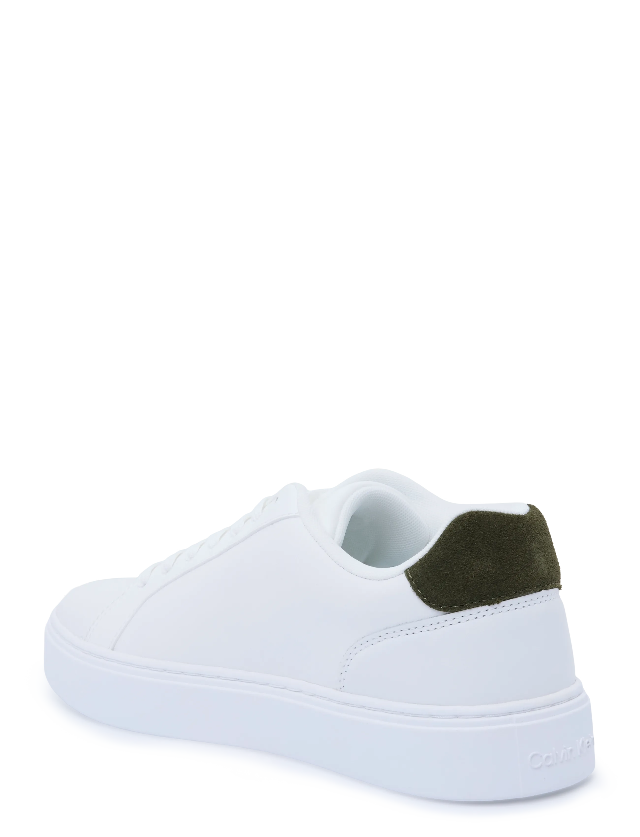Calvin Klein - CLASSIC CUPSOLE LACEUP LTH - tossud - bright white olive dark night - 1