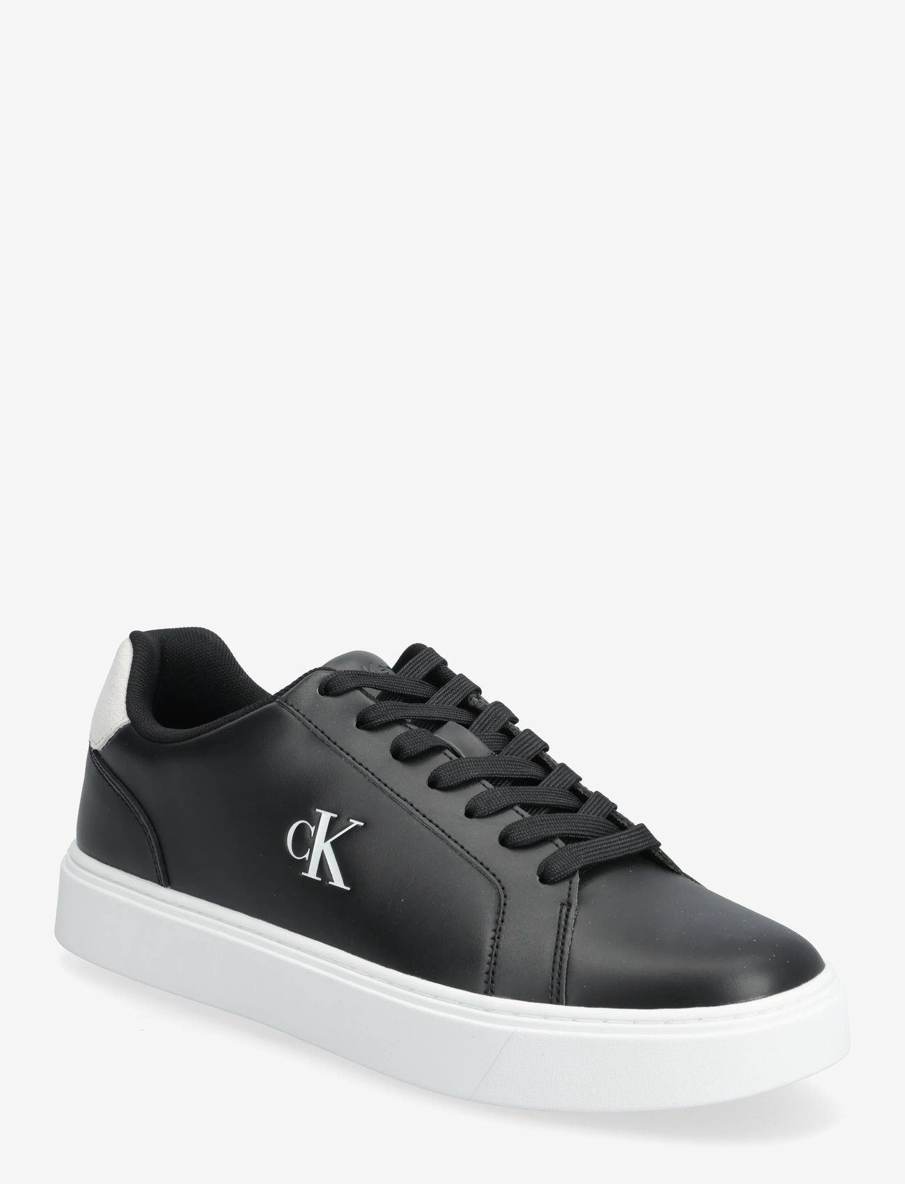 Calvin Klein - CLASSIC CUPSOLE LACEUP LTH - sneakers - black bright white - 0