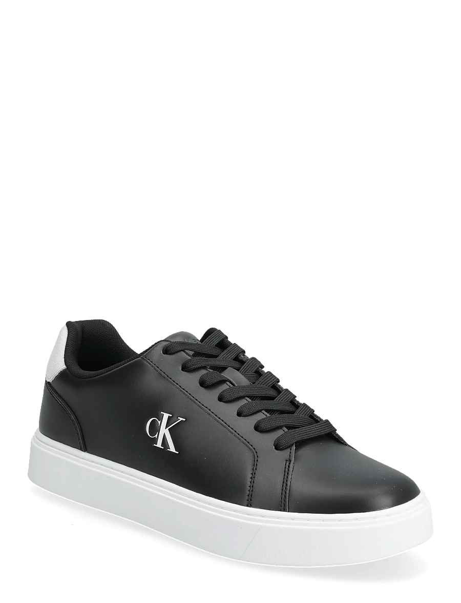 Calvin Klein - CLASSIC CUPSOLE LACEUP LTH - sneakers - black bright white - 0