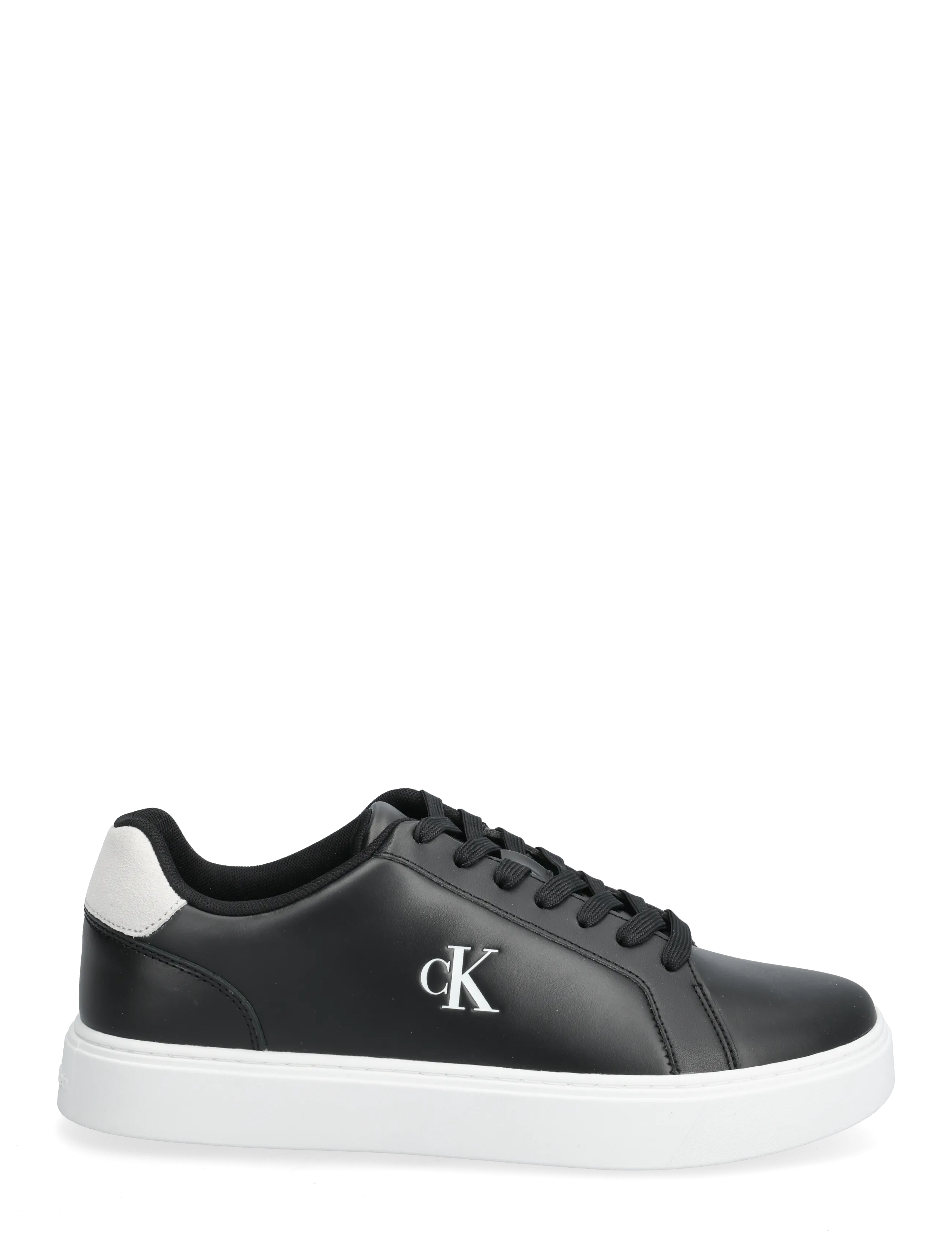 Calvin Klein - CLASSIC CUPSOLE LACEUP LTH - sneakers - black bright white - 1
