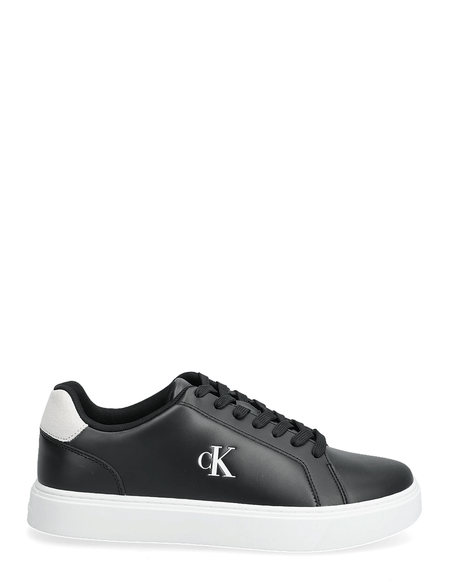 Calvin Klein - CLASSIC CUPSOLE LACEUP LTH - sneakers - black bright white - 1