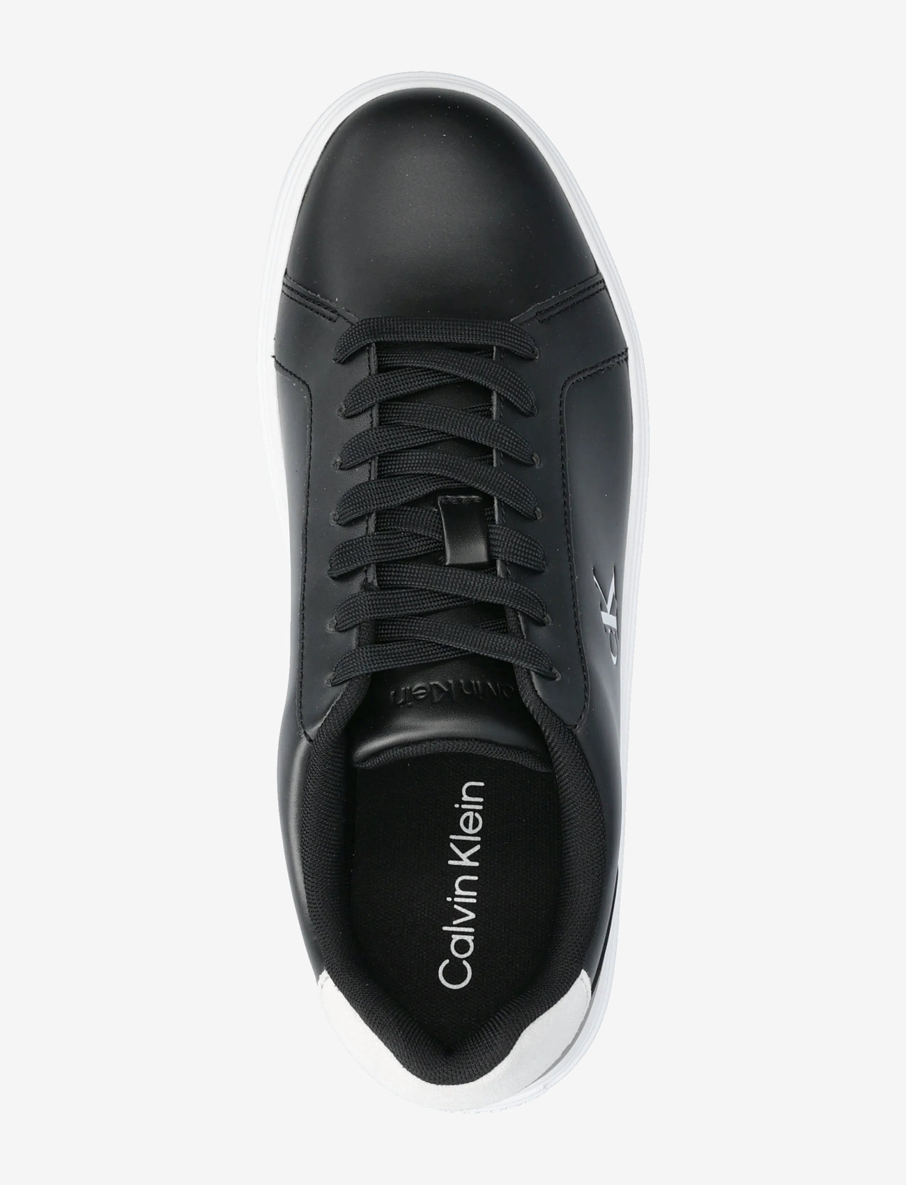 Calvin Klein - CLASSIC CUPSOLE LACEUP LTH - sneakers - black bright white - 3