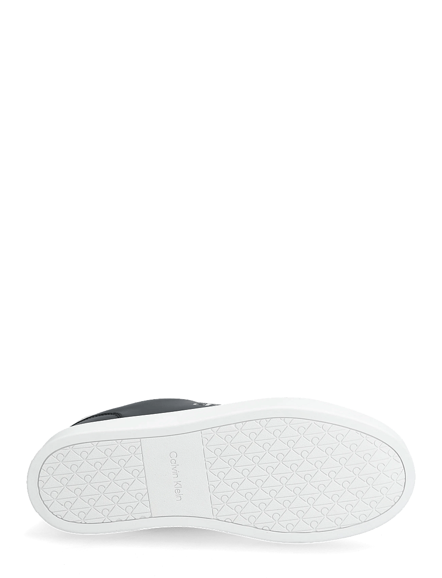 Calvin Klein - CLASSIC CUPSOLE LACEUP LTH - sneakers - black bright white - 4