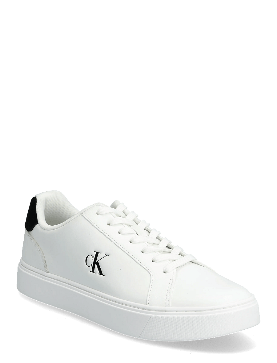 Calvin Klein - CLASSIC CUPSOLE LACEUP LTH - sneakers - bright white black - 0