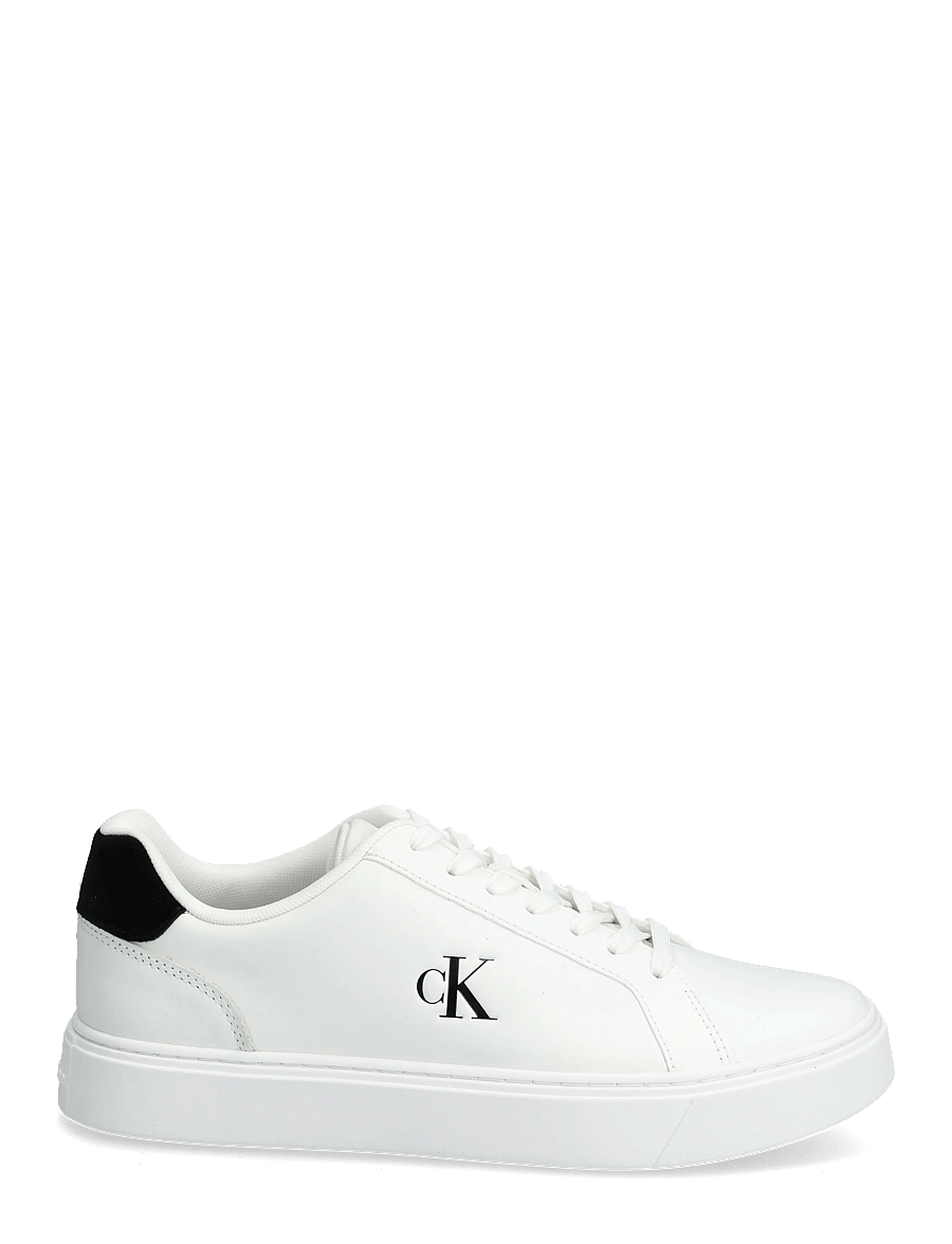 Calvin Klein - CLASSIC CUPSOLE LACEUP LTH - sneakers - bright white black - 1