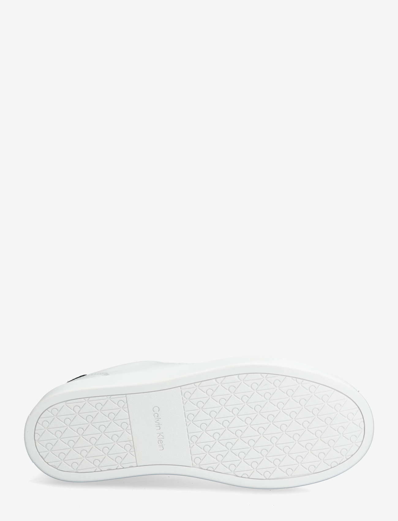 Calvin Klein - CLASSIC CUPSOLE LACEUP LTH - sneakers - bright white black - 4