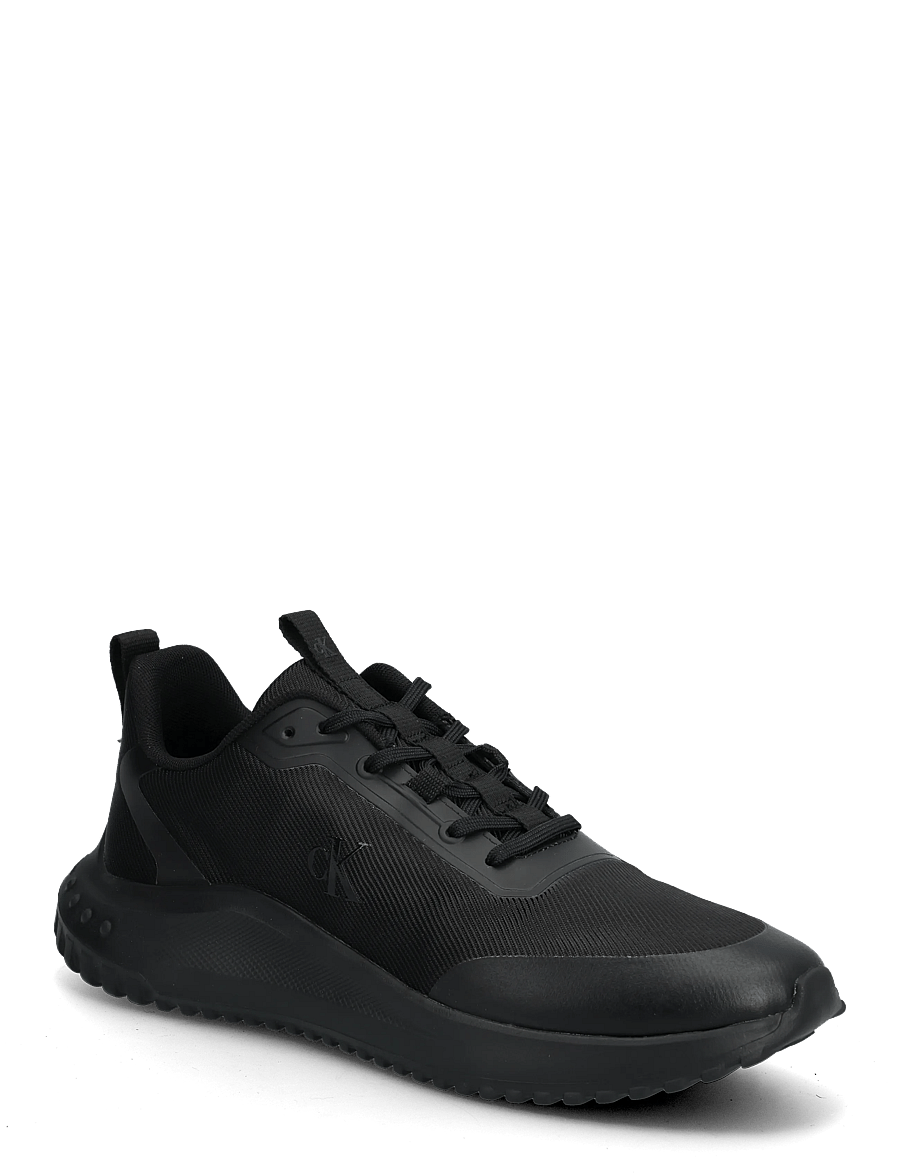 Calvin Klein - EVA RUNNER LACE UP MAT MIX - triple black - 0