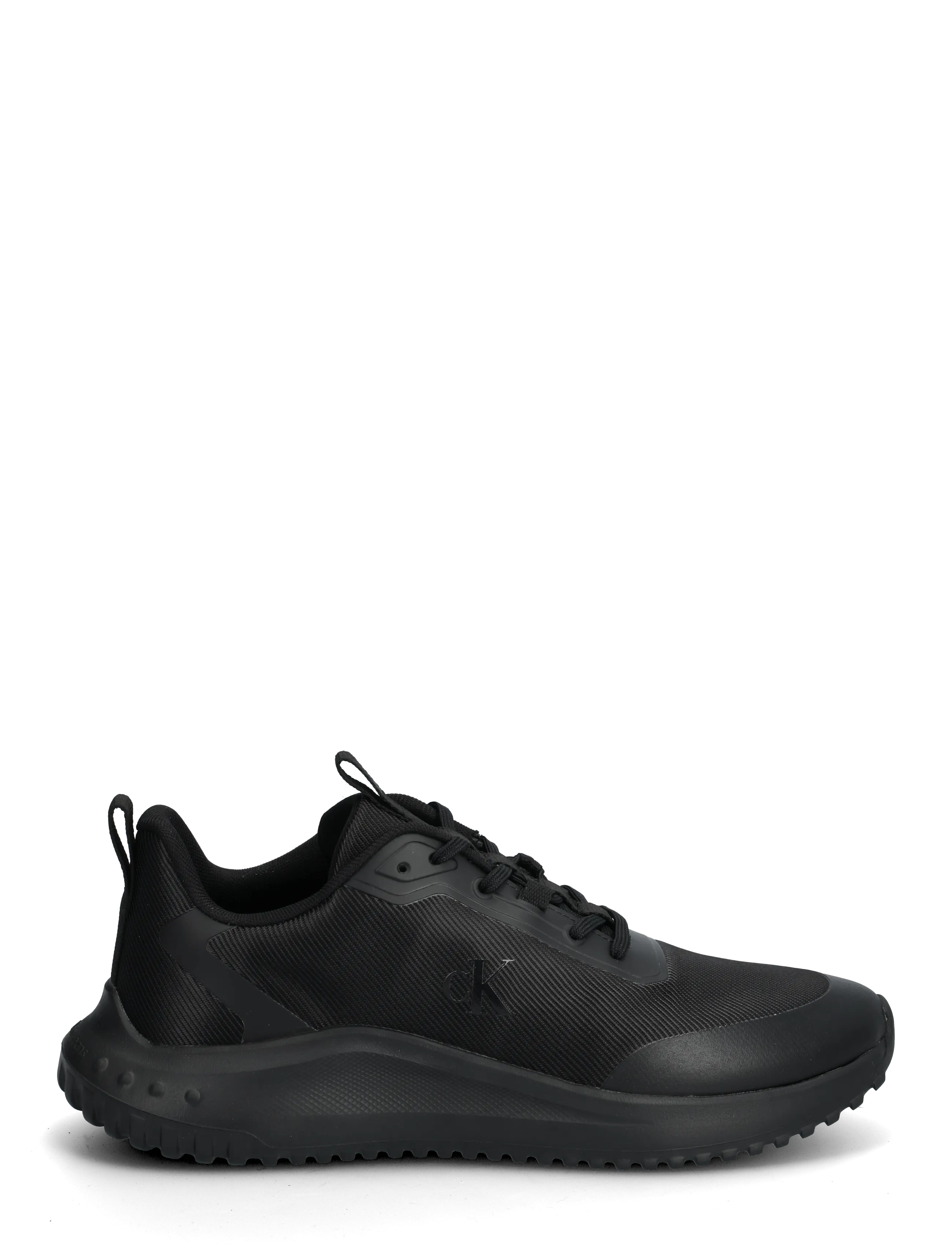 Calvin Klein - EVA RUNNER LACE UP MAT MIX - triple black - 1