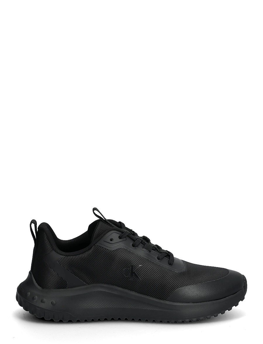 Calvin Klein - EVA RUNNER LACE UP MAT MIX - triple black - 1