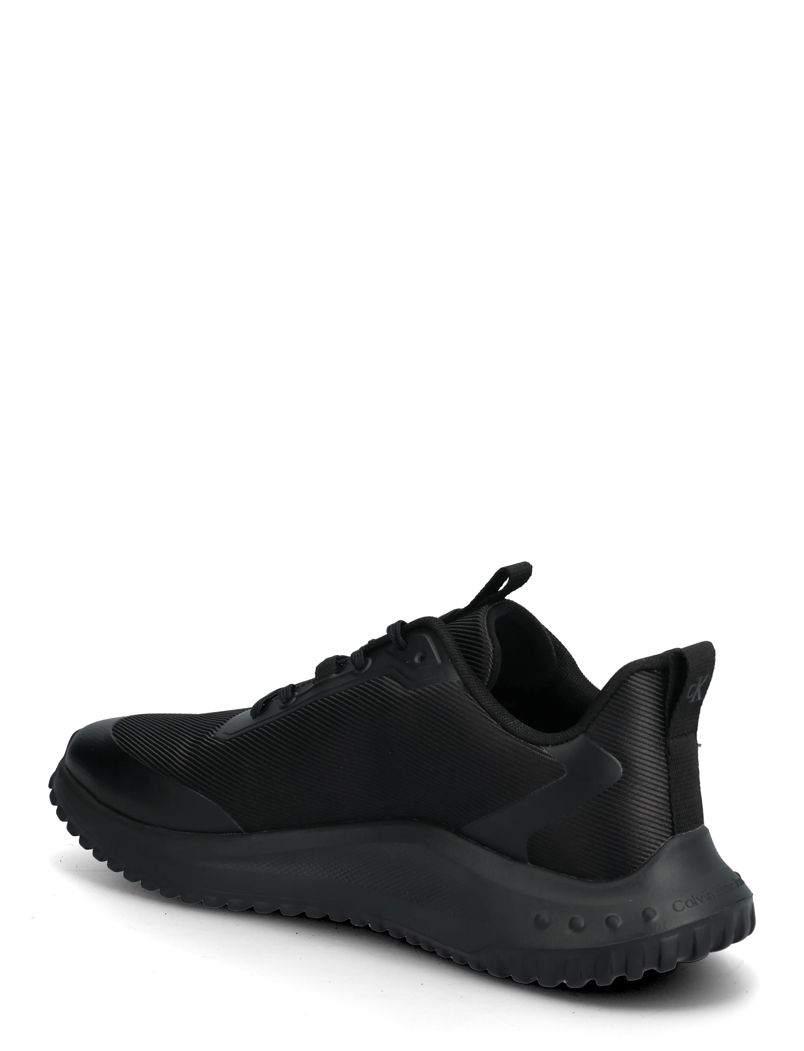 Calvin Klein - EVA RUNNER LACE UP MAT MIX - triple black - 2