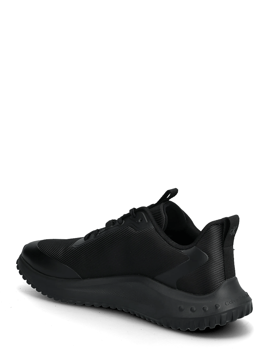 Calvin Klein - EVA RUNNER LACE UP MAT MIX - triple black - 2