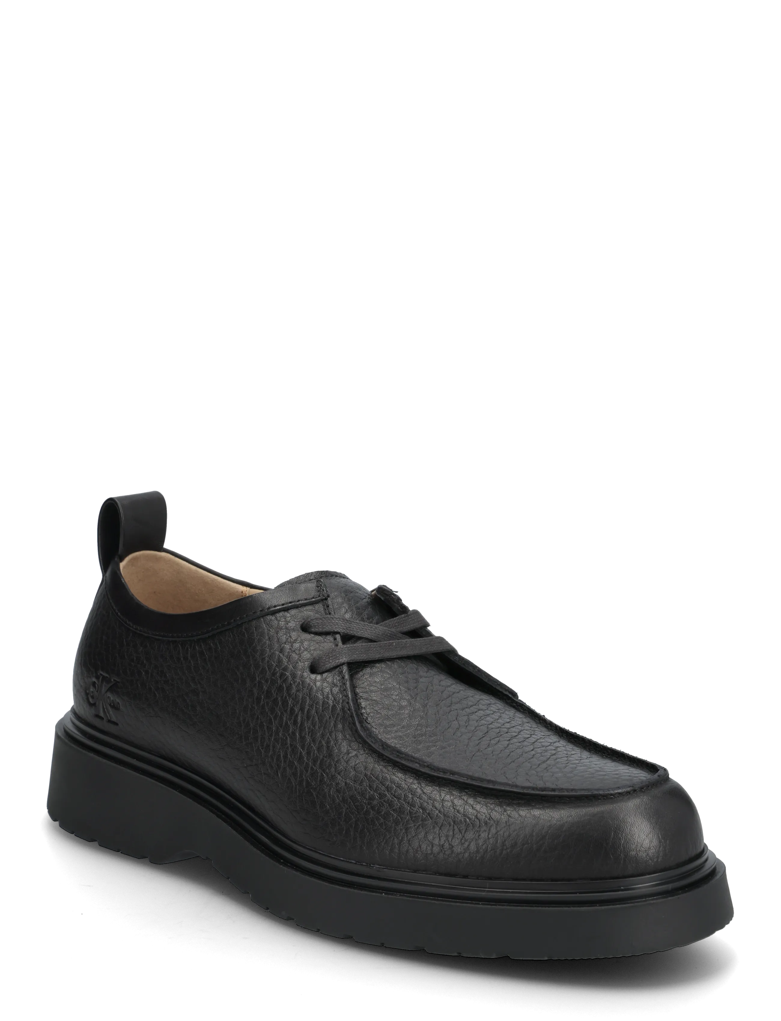 Calvin Klein COMBAT APRON LACEUP LTH - Jalanõud - TRIPLE BLACK / black